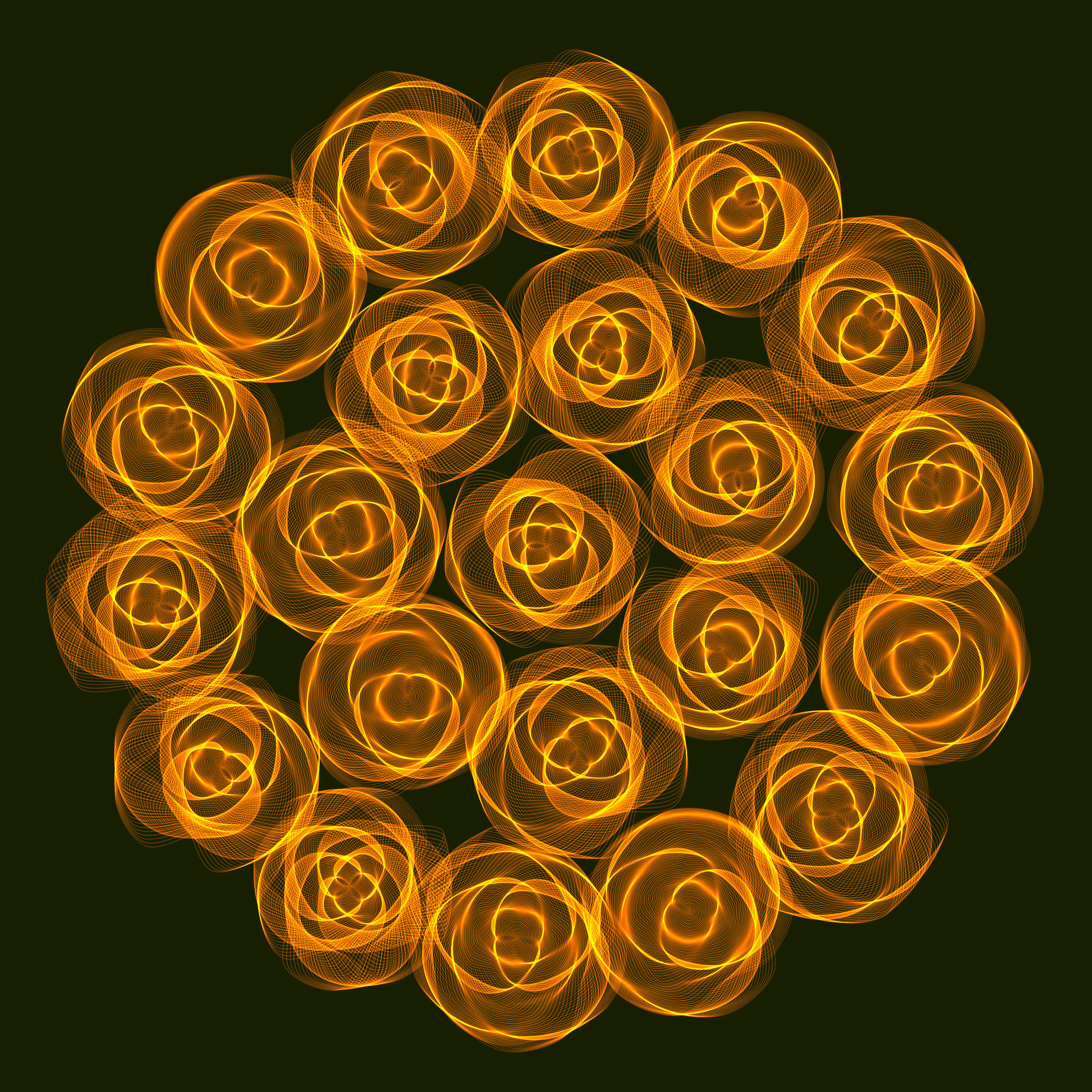 Art Blocks - Art Blocks v2 - Flowers #1670 - NFT # 116001670