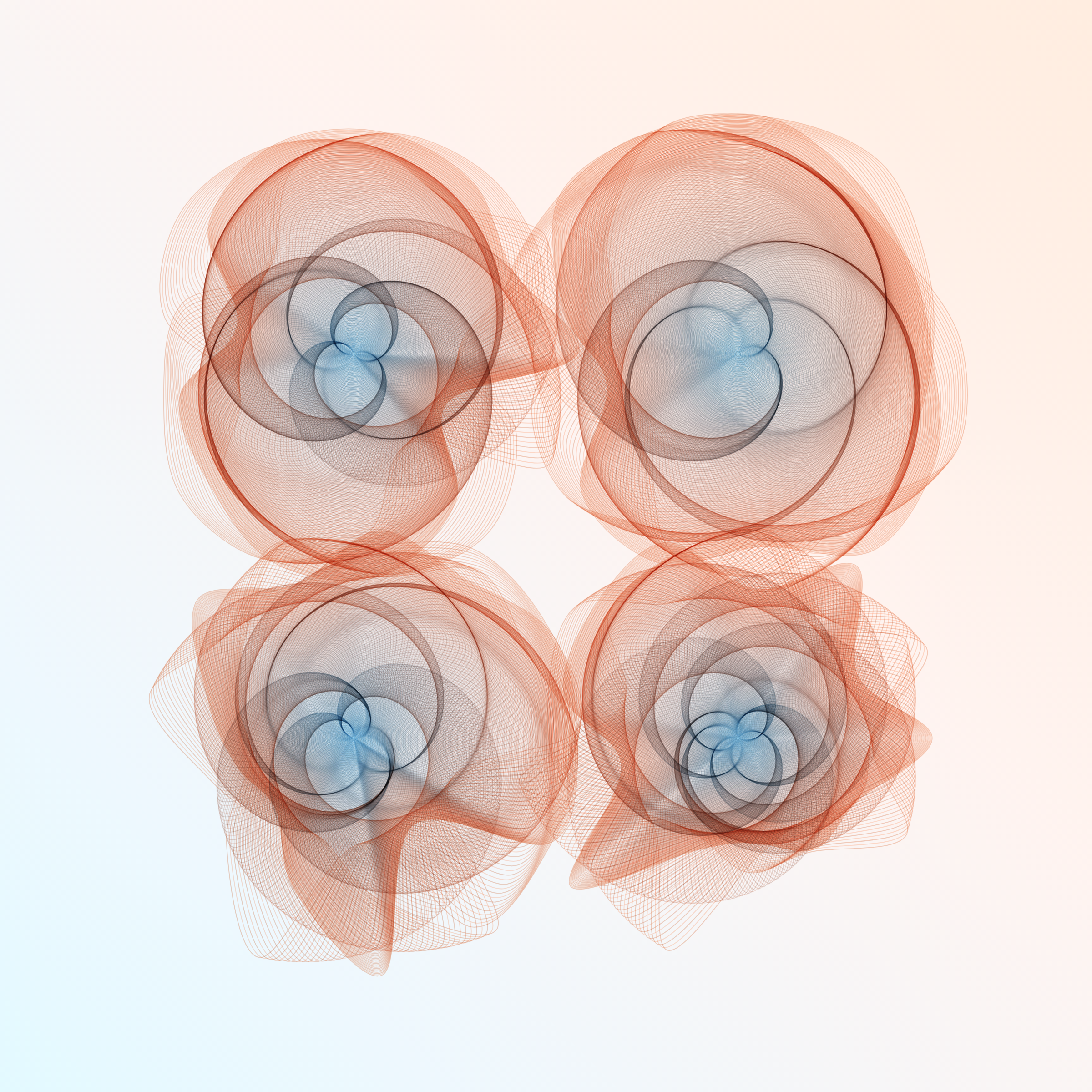 Art Blocks - Art Blocks v2 - Flowers #1672 - NFT # 116001672