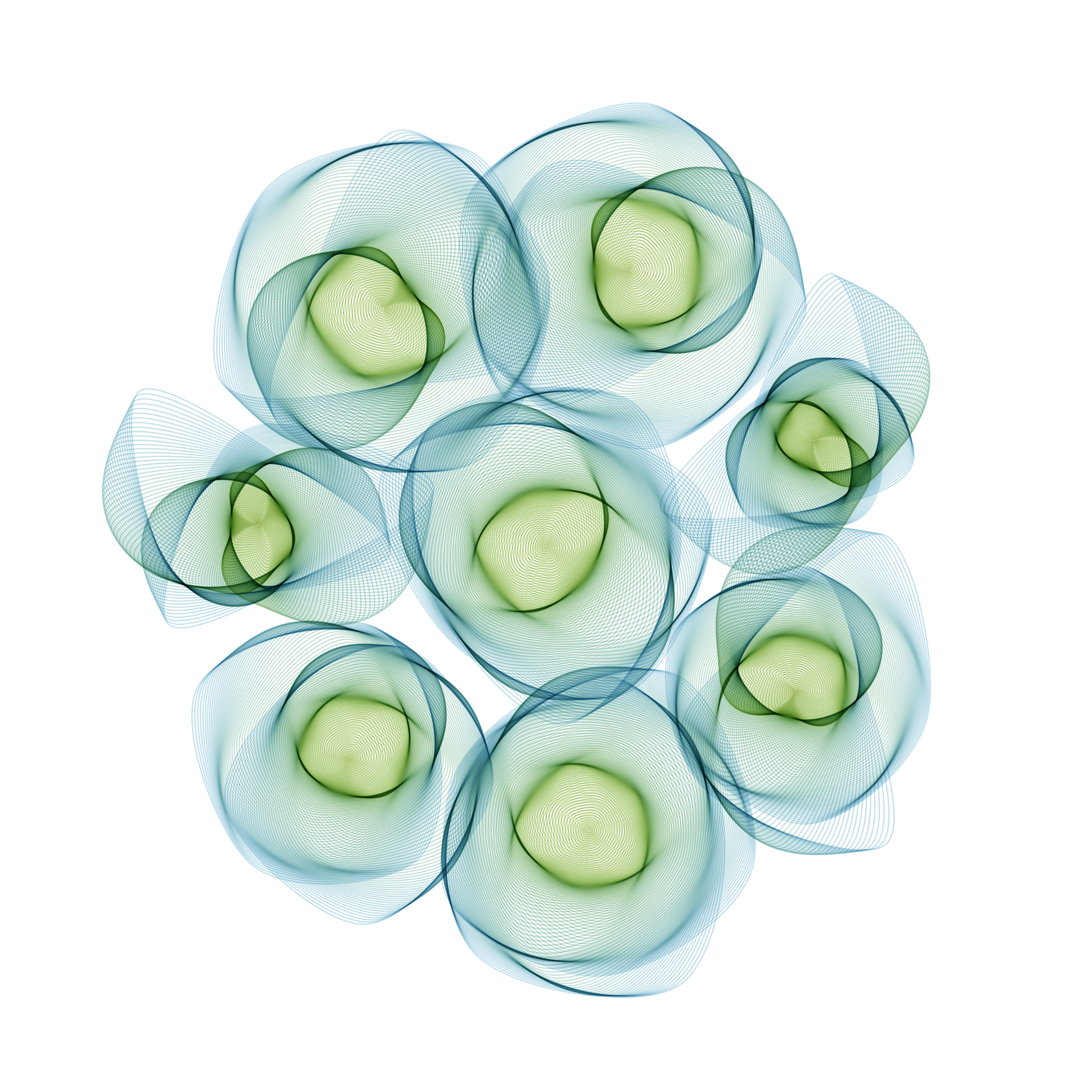 Art Blocks - Art Blocks v2 - Flowers #1683 - NFT # 116001683