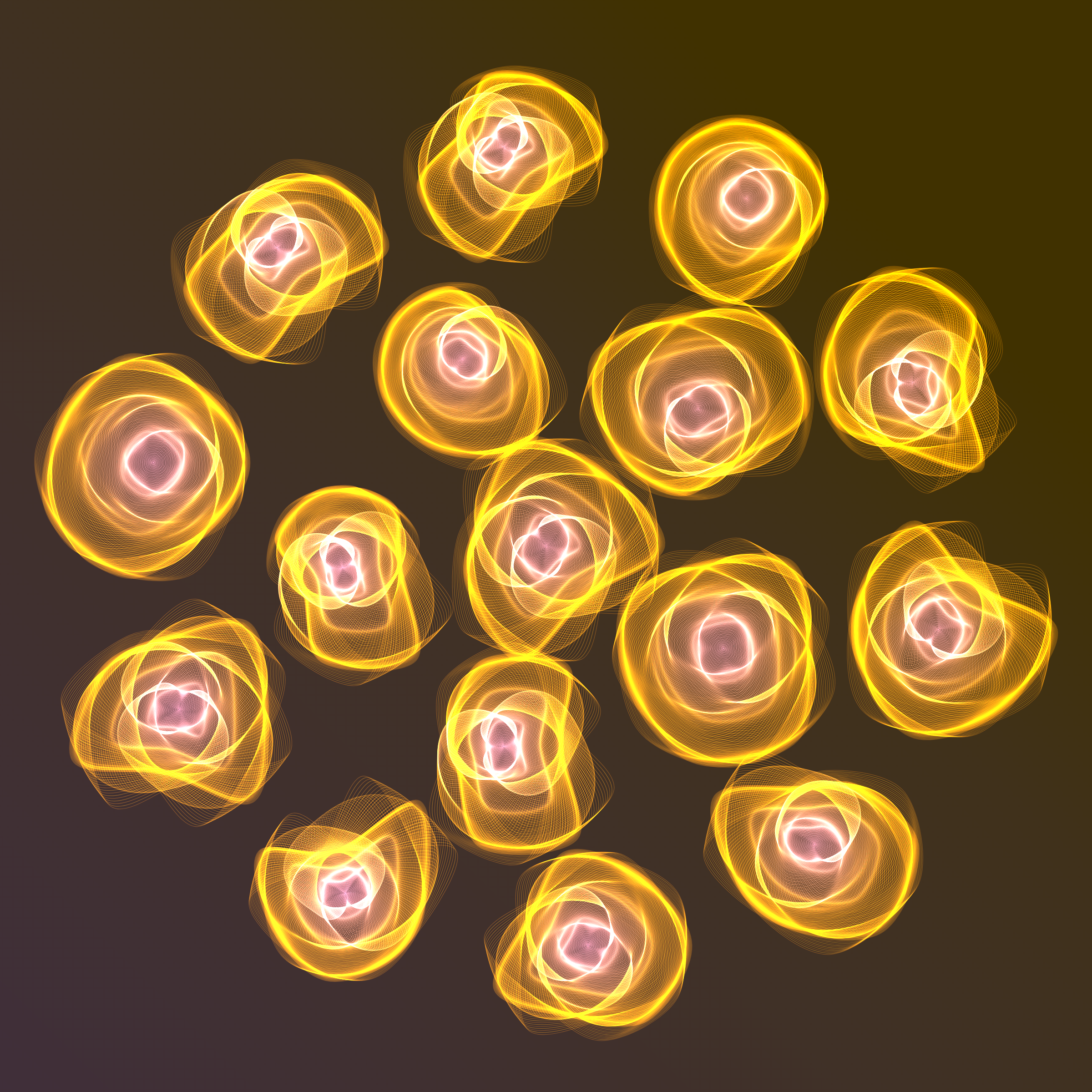 Art Blocks - Art Blocks v2 - Flowers #1687 - NFT # 116001687