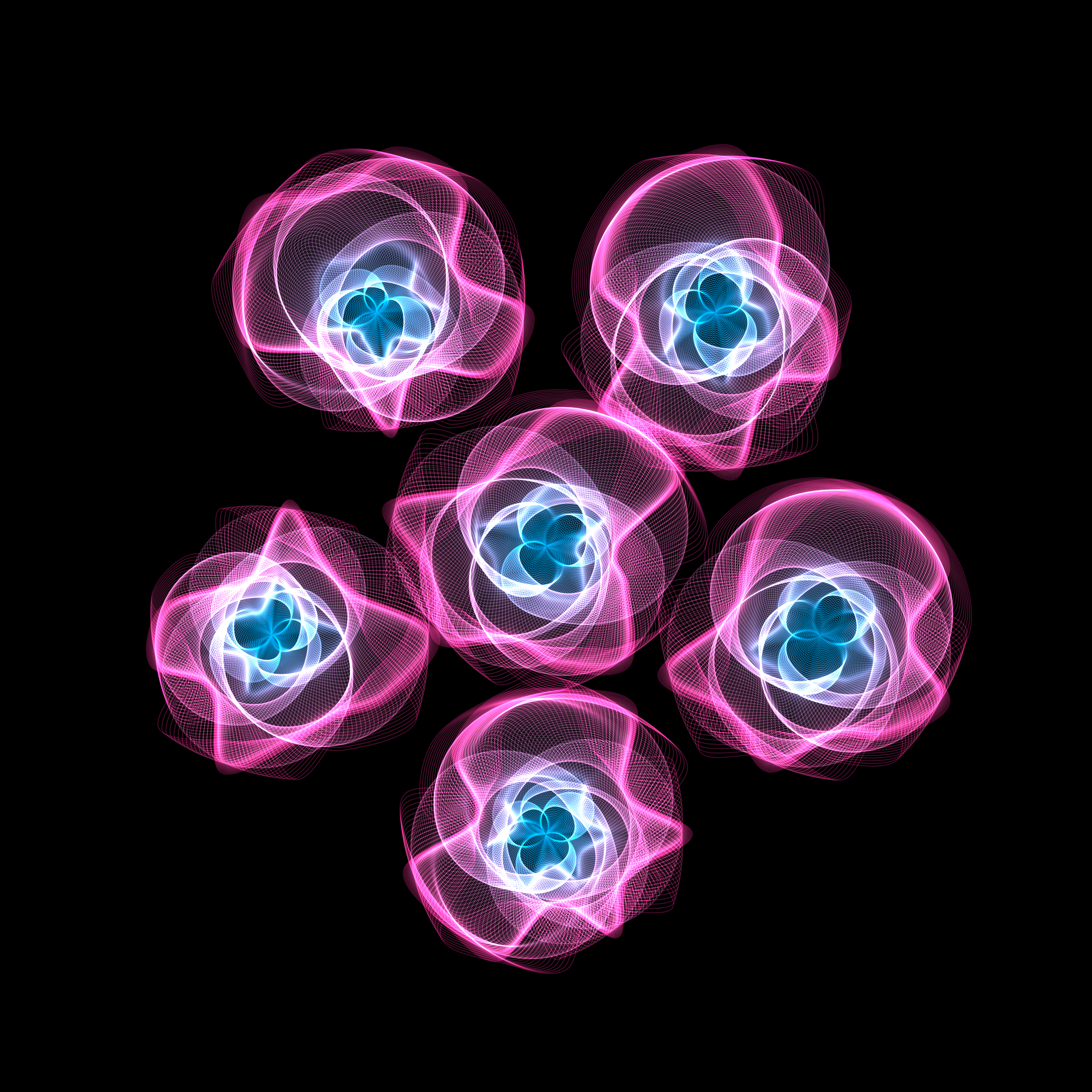 Art Blocks - Art Blocks v2 - Flowers #1696 - NFT # 116001696