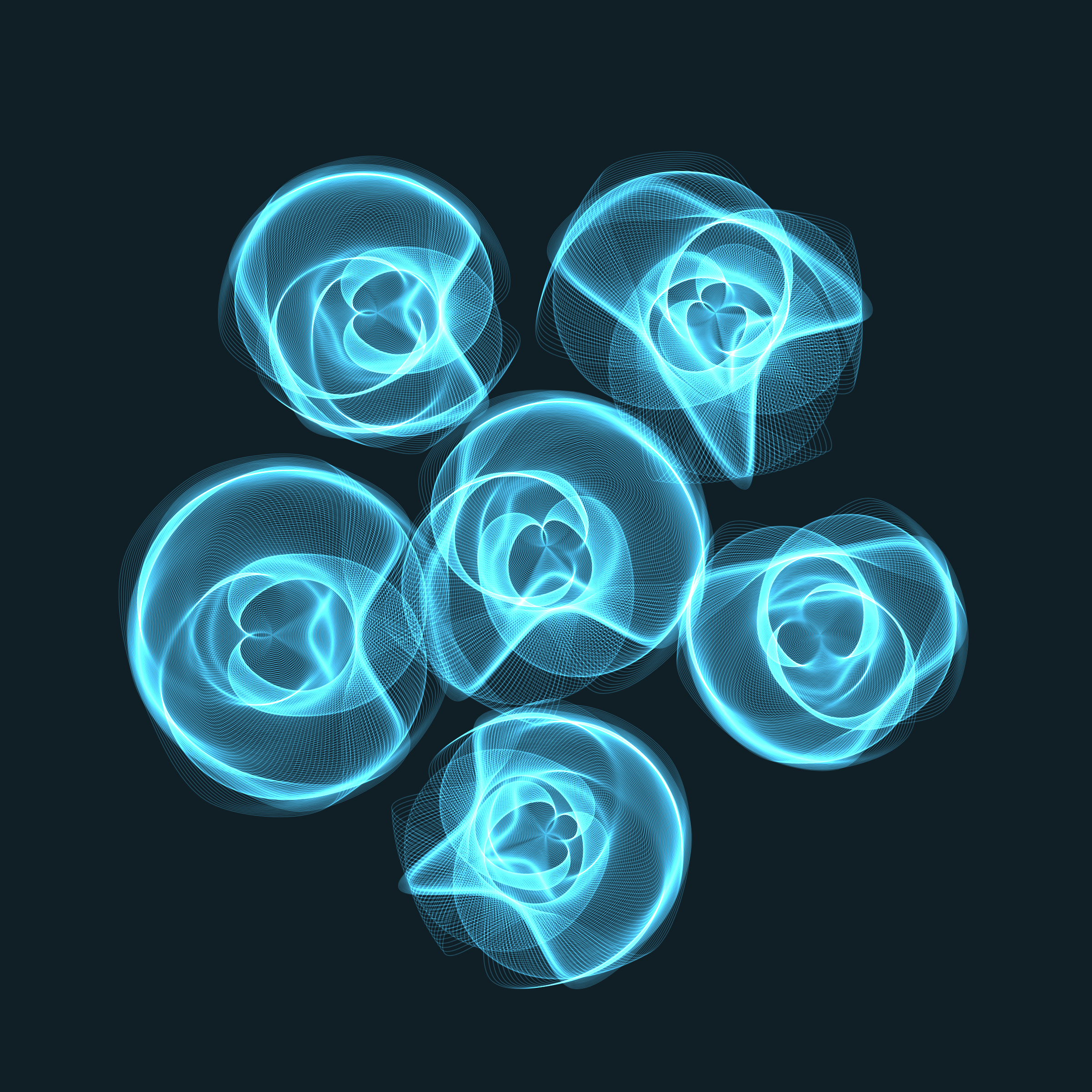 Art Blocks - Art Blocks v2 - Flowers #1703 - NFT # 116001703