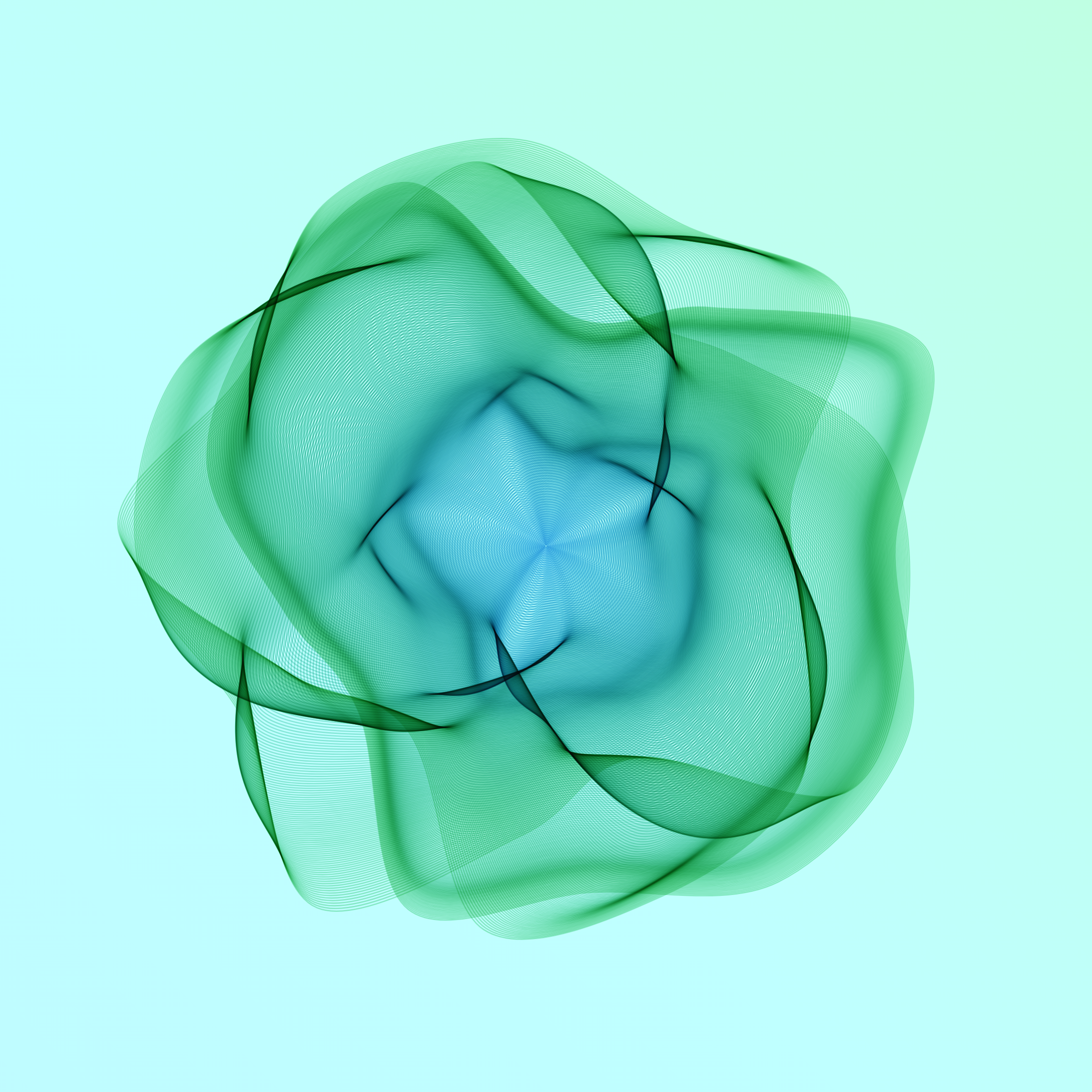 Art Blocks - Art Blocks v2 - Flowers #1707 - NFT # 116001707