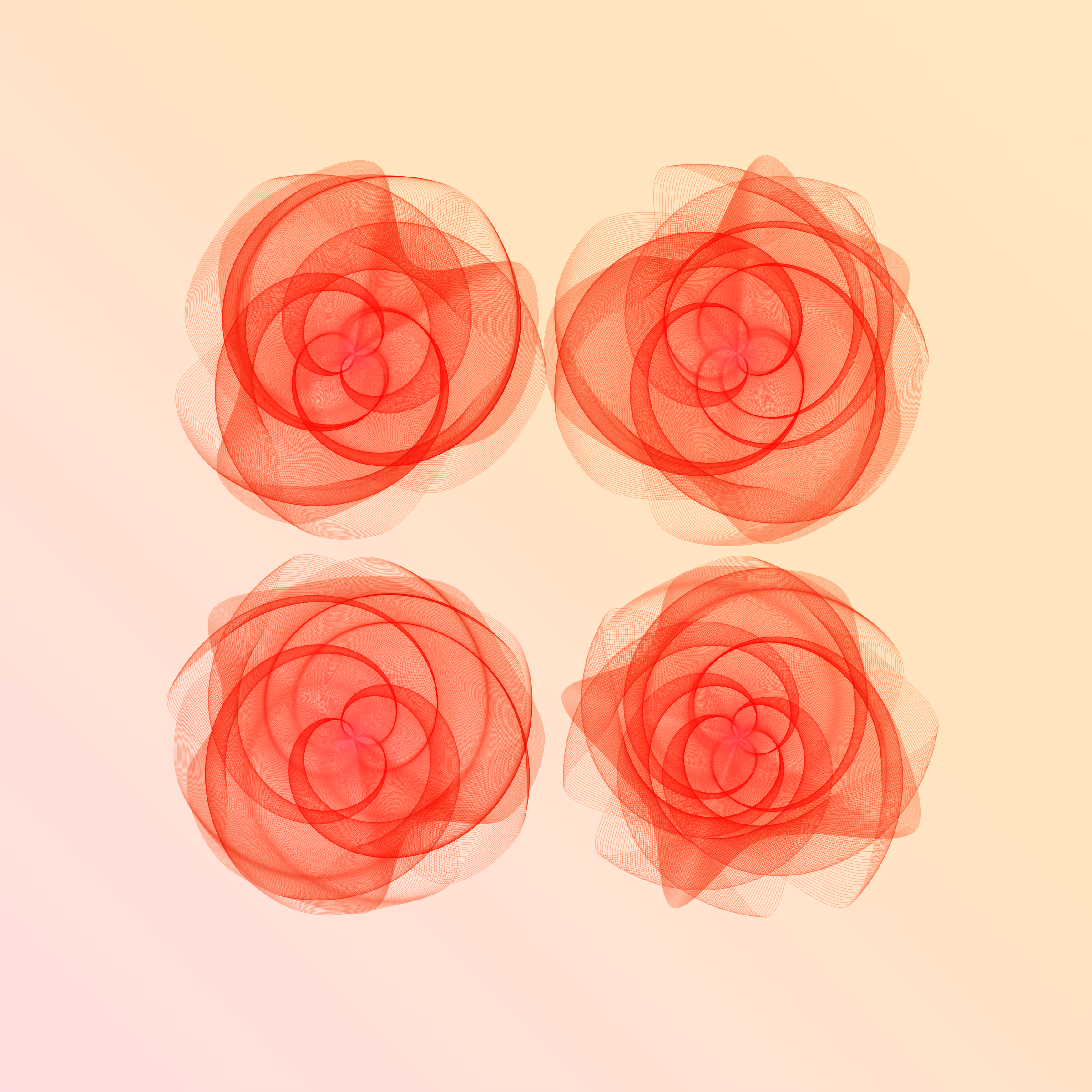 Art Blocks - Art Blocks v2 - Flowers #1713 - NFT # 116001713