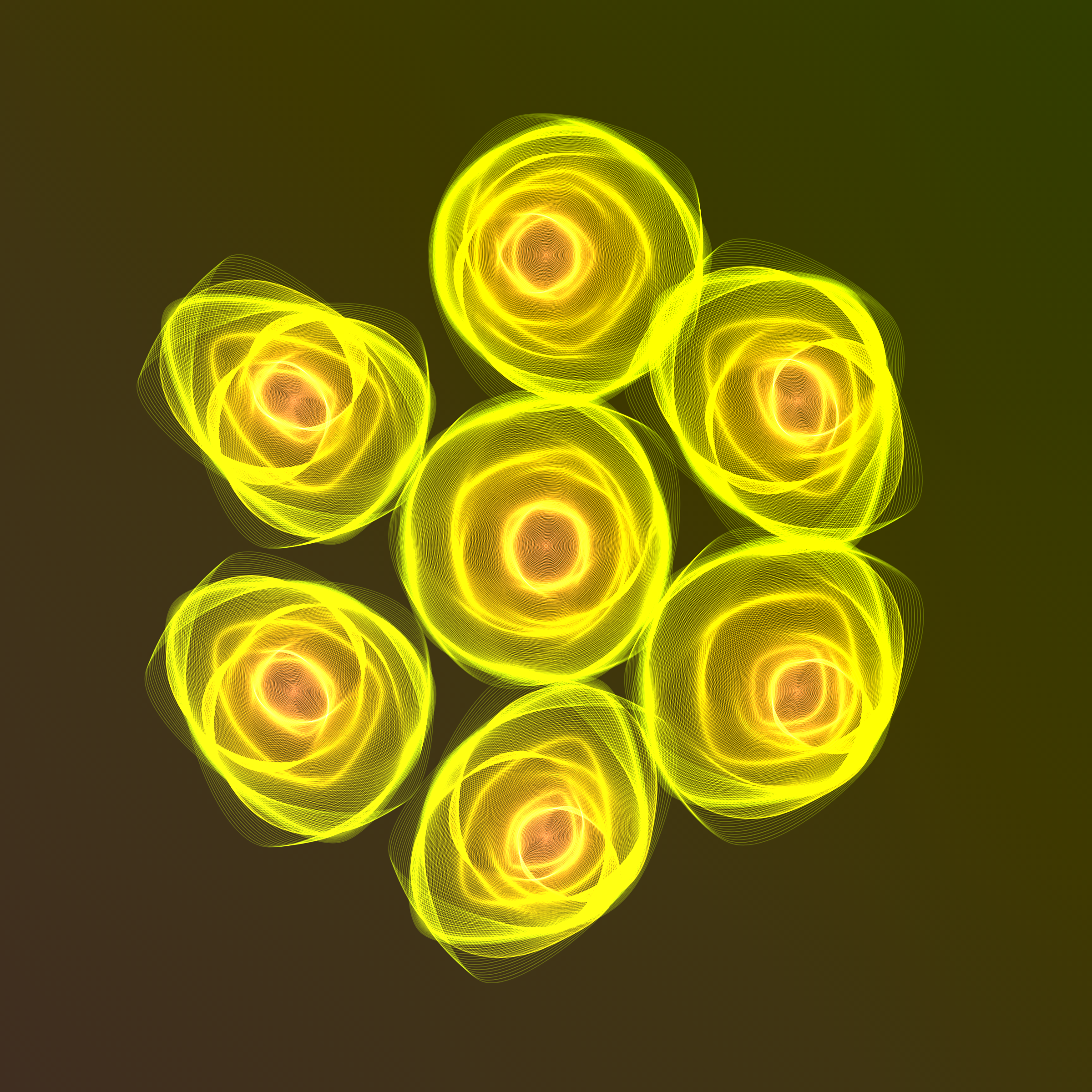 Art Blocks - Art Blocks v2 - Flowers #1716 - NFT # 116001716