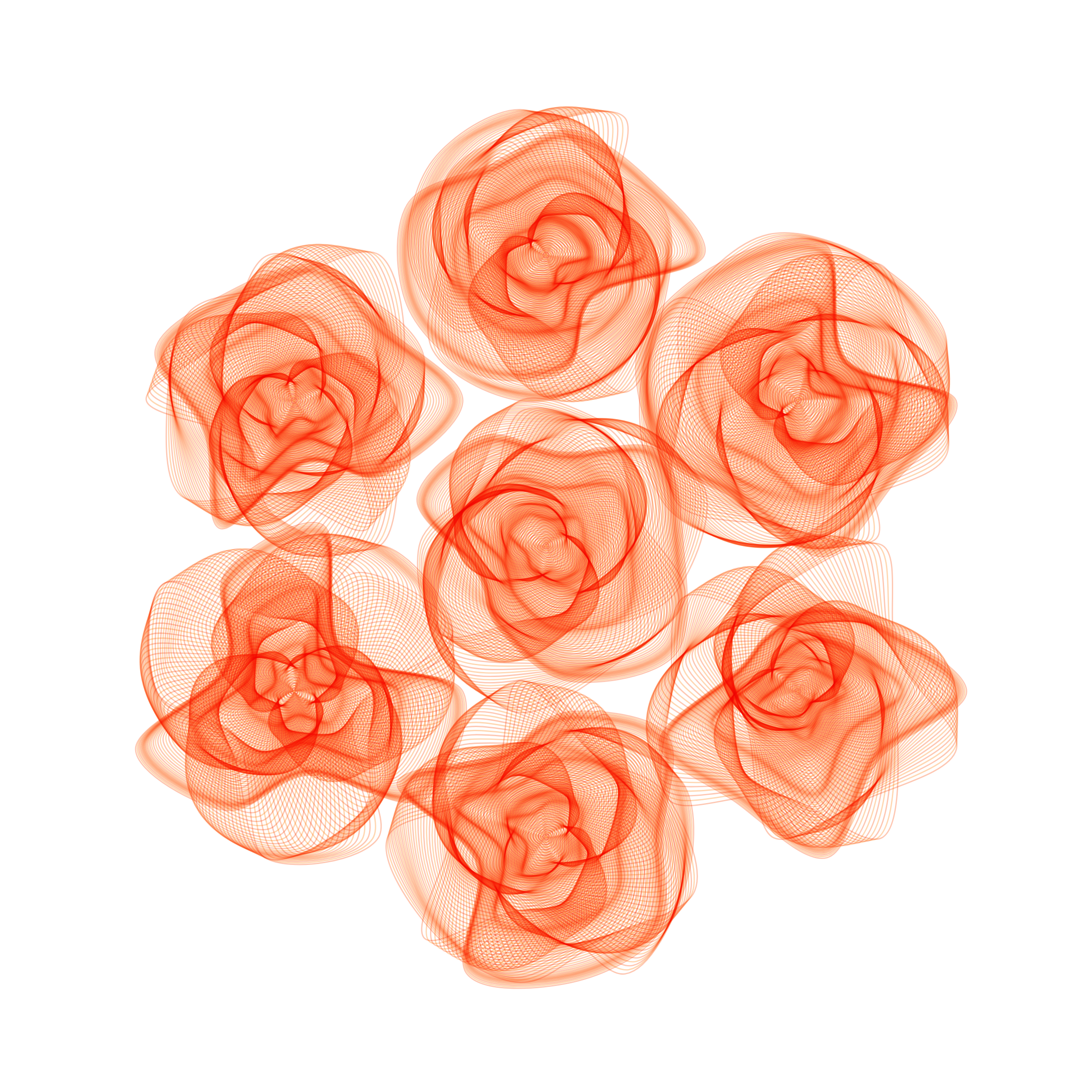 Art Blocks - Art Blocks v2 - Flowers #1721 - NFT # 116001721