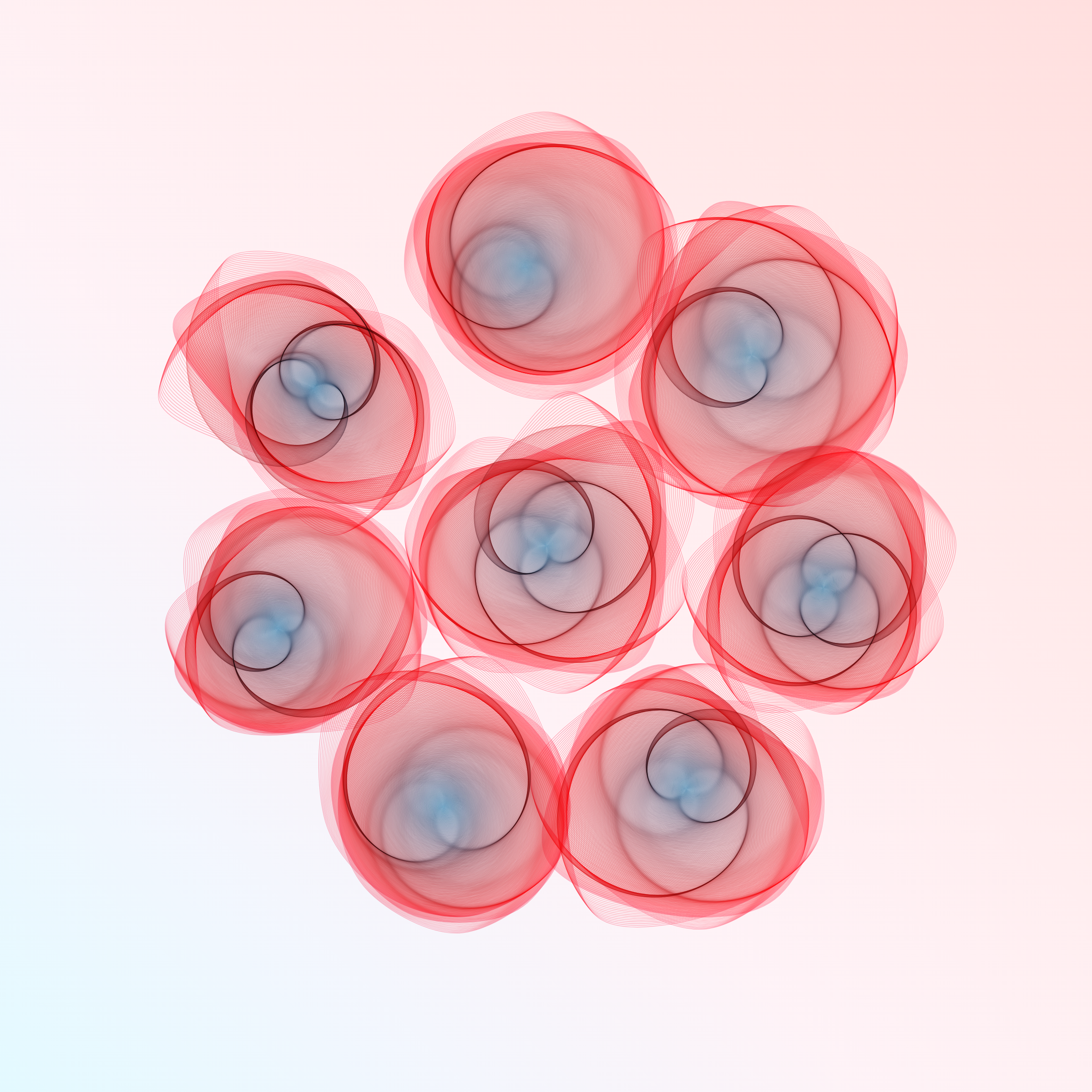 Art Blocks - Art Blocks v2 - Flowers #1722 - NFT # 116001722