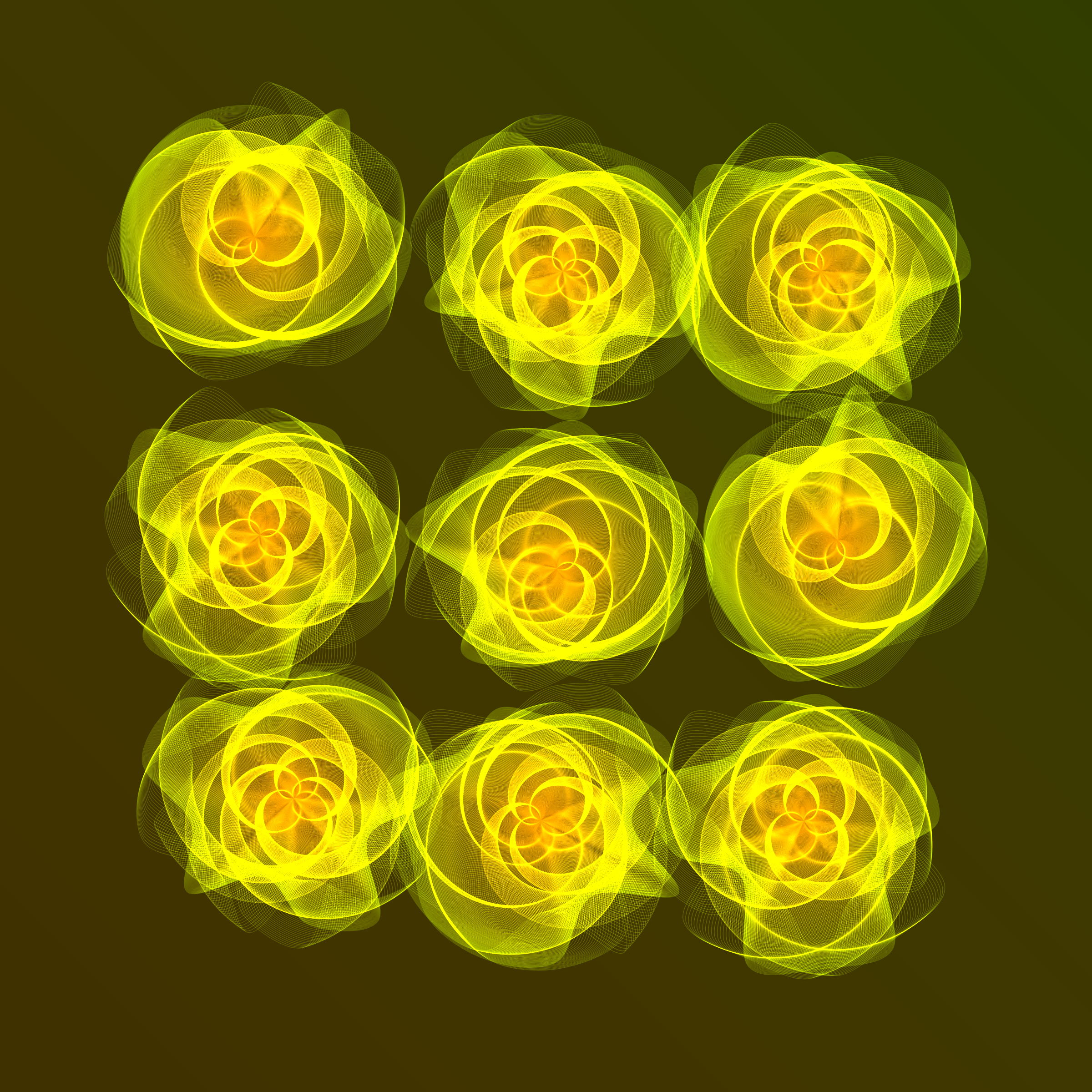 Art Blocks - Art Blocks v2 - Flowers #1725 - NFT # 116001725