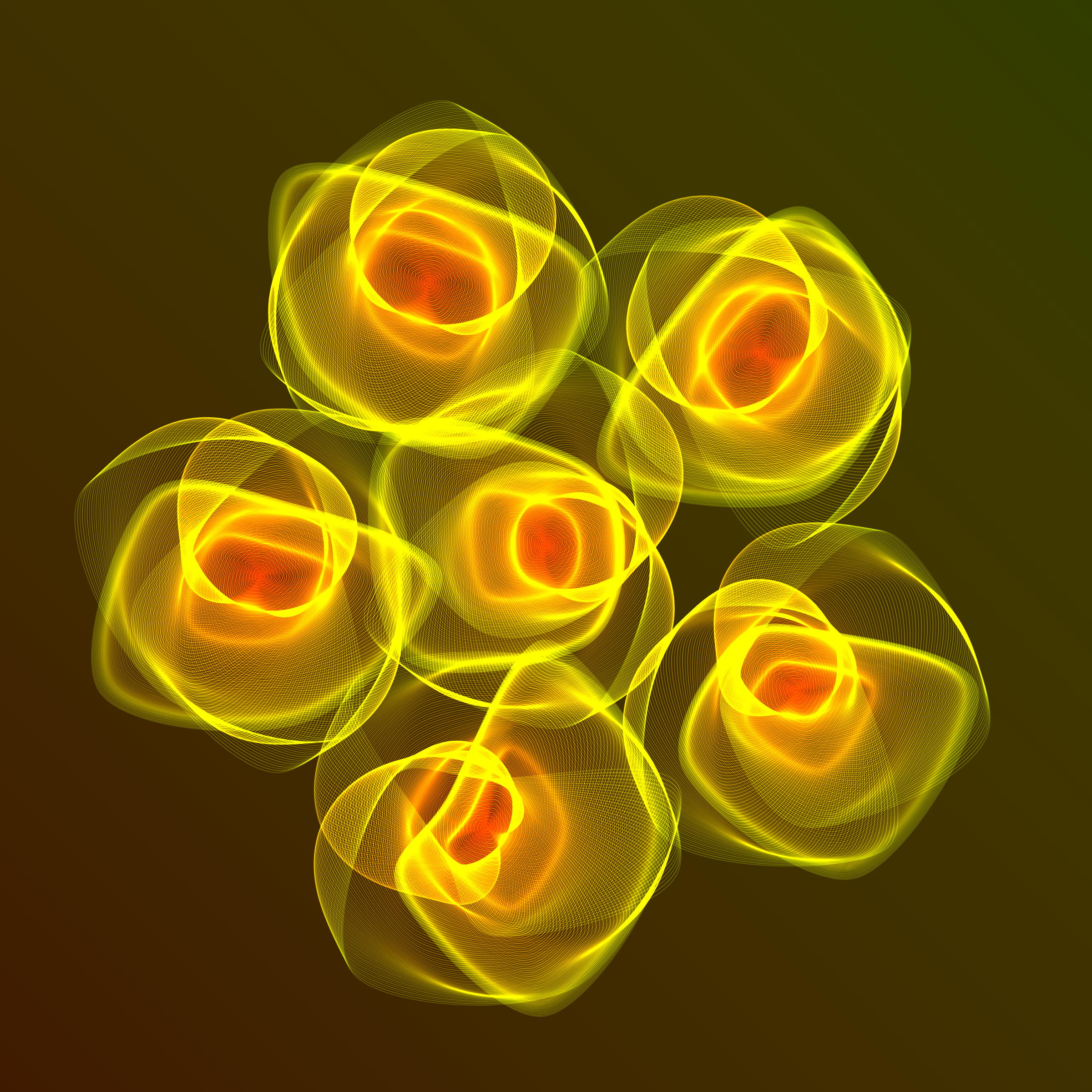 Art Blocks - Art Blocks v2 - Flowers #1729 - NFT # 116001729