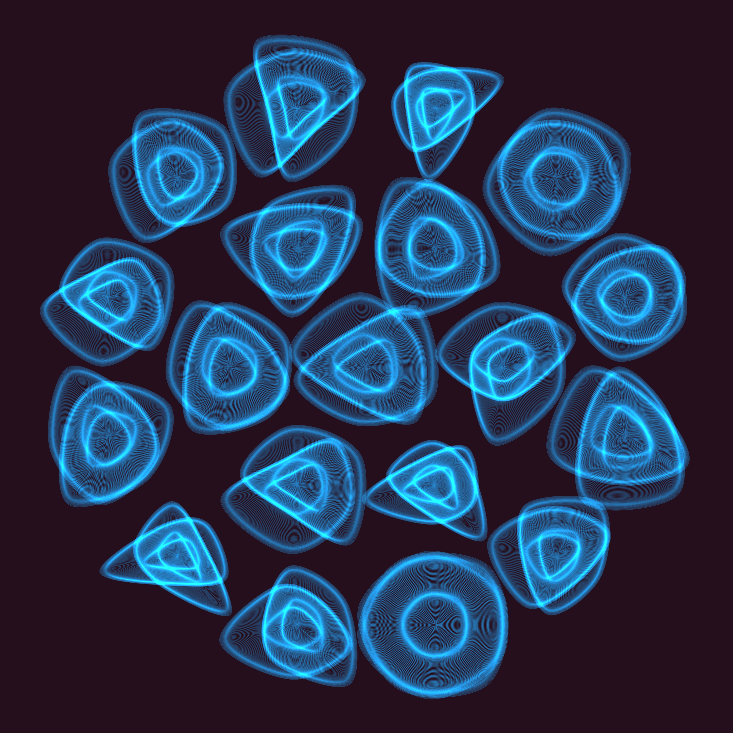 Art Blocks - Art Blocks v2 - Flowers #1732 - NFT # 116001732