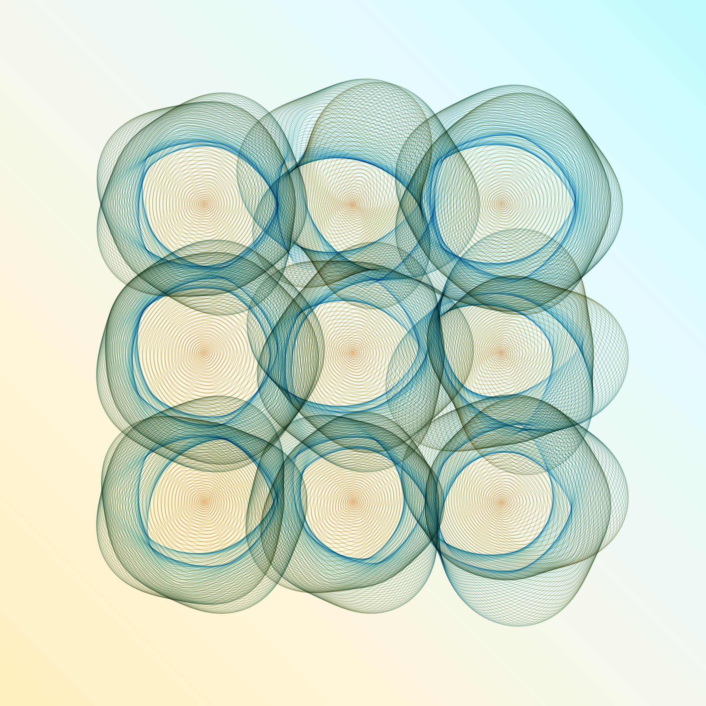 Art Blocks - Art Blocks v2 - Flowers #1734 - NFT # 116001734