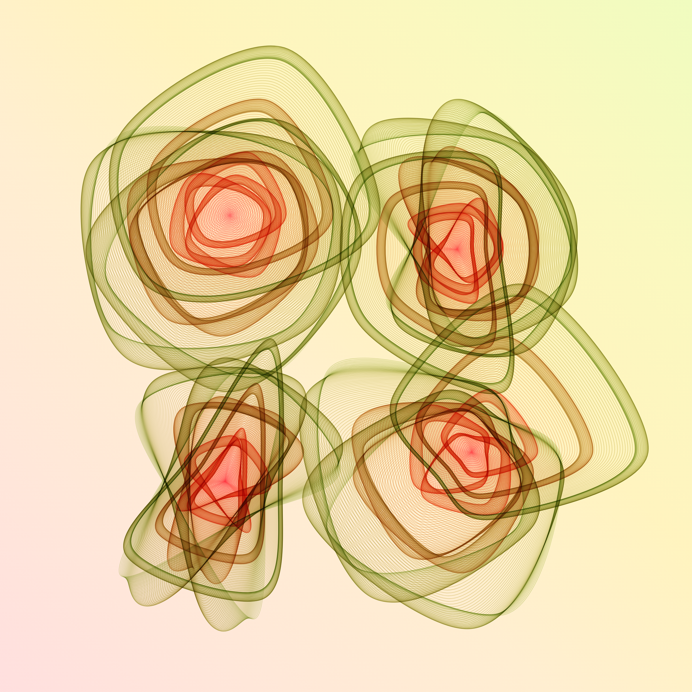 Art Blocks - Art Blocks v2 - Flowers #1737 - NFT # 116001737