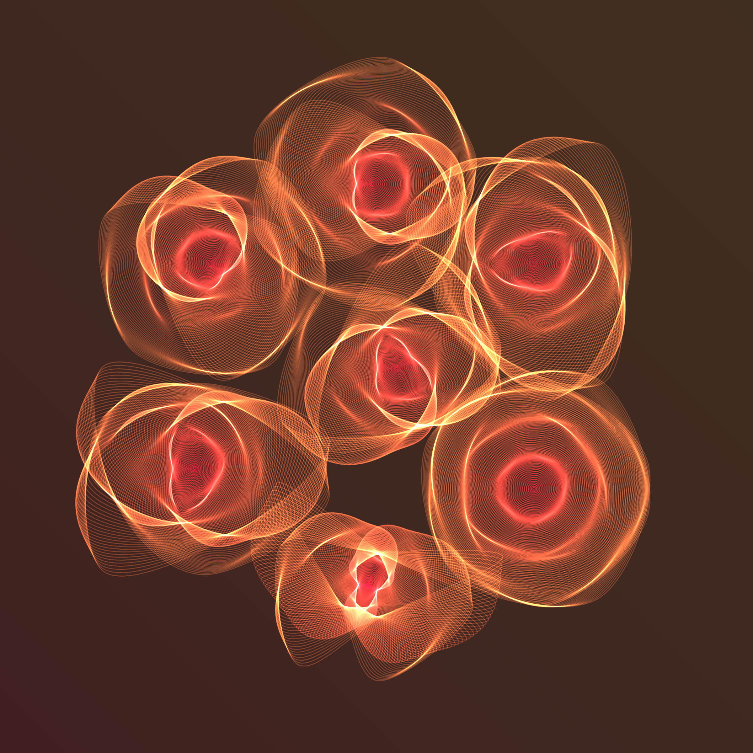 Art Blocks - Art Blocks v2 - Flowers #1743 - NFT # 116001743