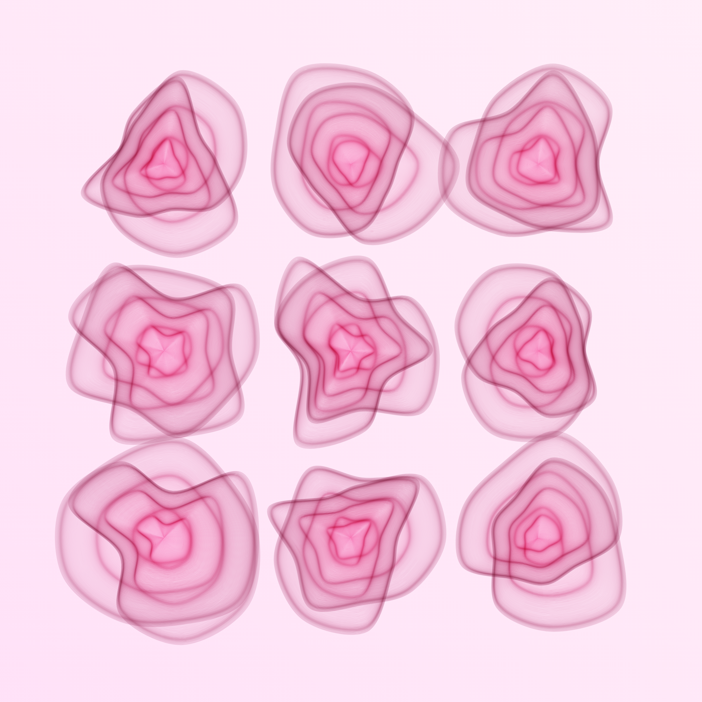 Art Blocks - Art Blocks v2 - Flowers #1745 - NFT # 116001745