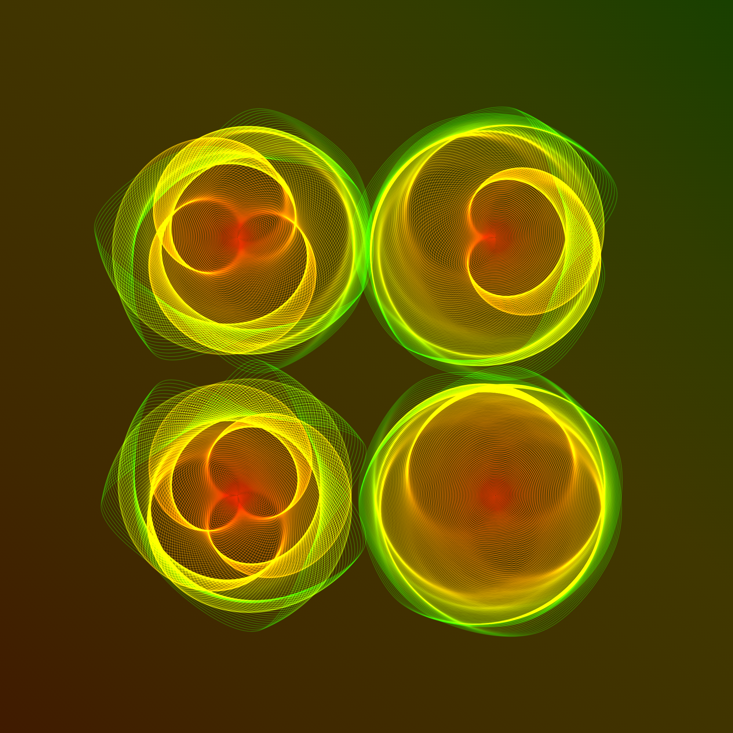 Art Blocks - Art Blocks v2 - Flowers #1756 - NFT # 116001756