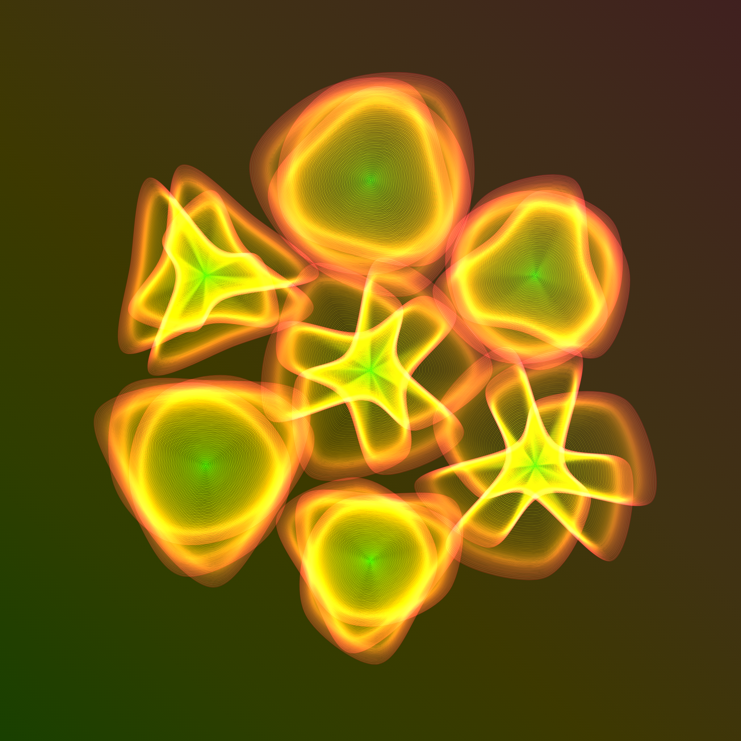 Art Blocks - Art Blocks v2 - Flowers #1758 - NFT # 116001758