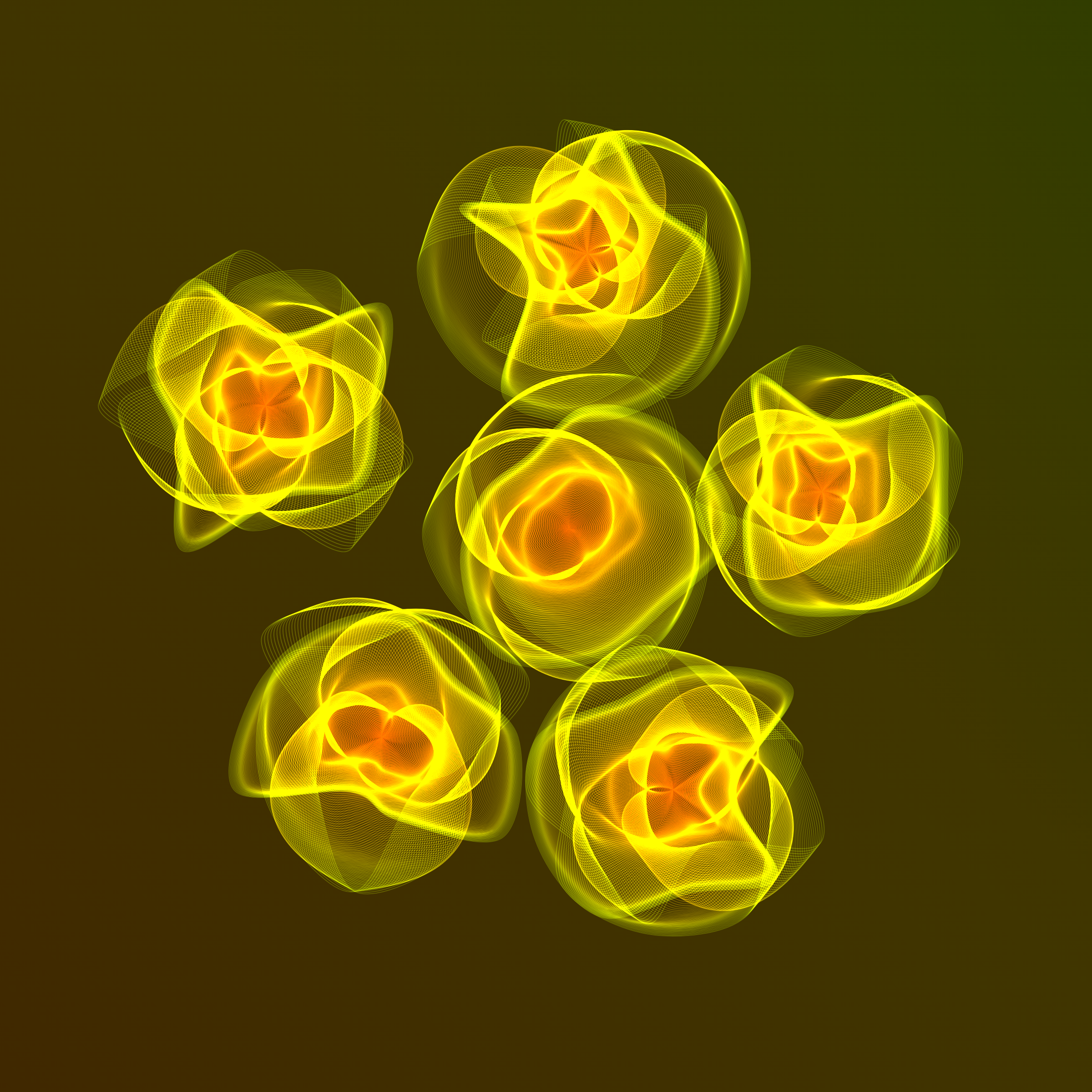 Art Blocks - Art Blocks v2 - Flowers #1763 - NFT # 116001763