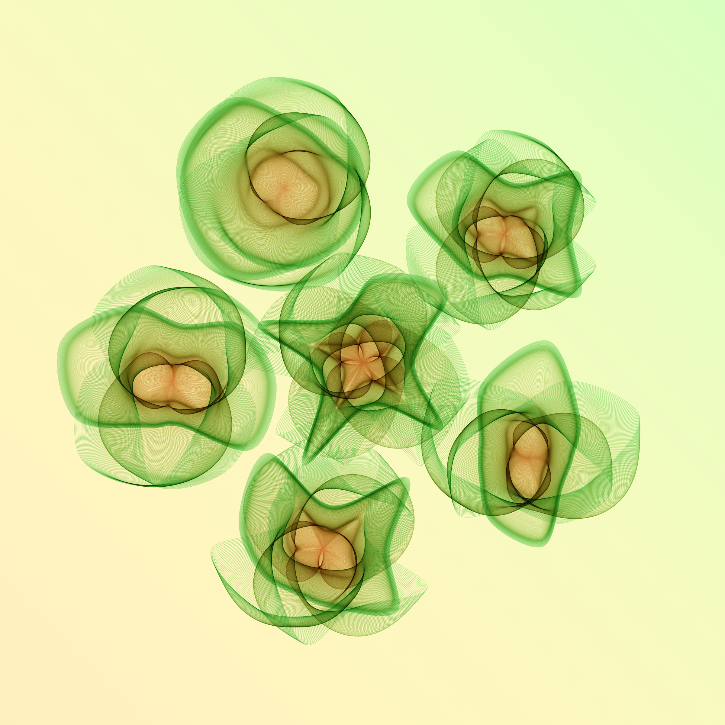 Art Blocks - Art Blocks v2 - Flowers #1773 - NFT # 116001773