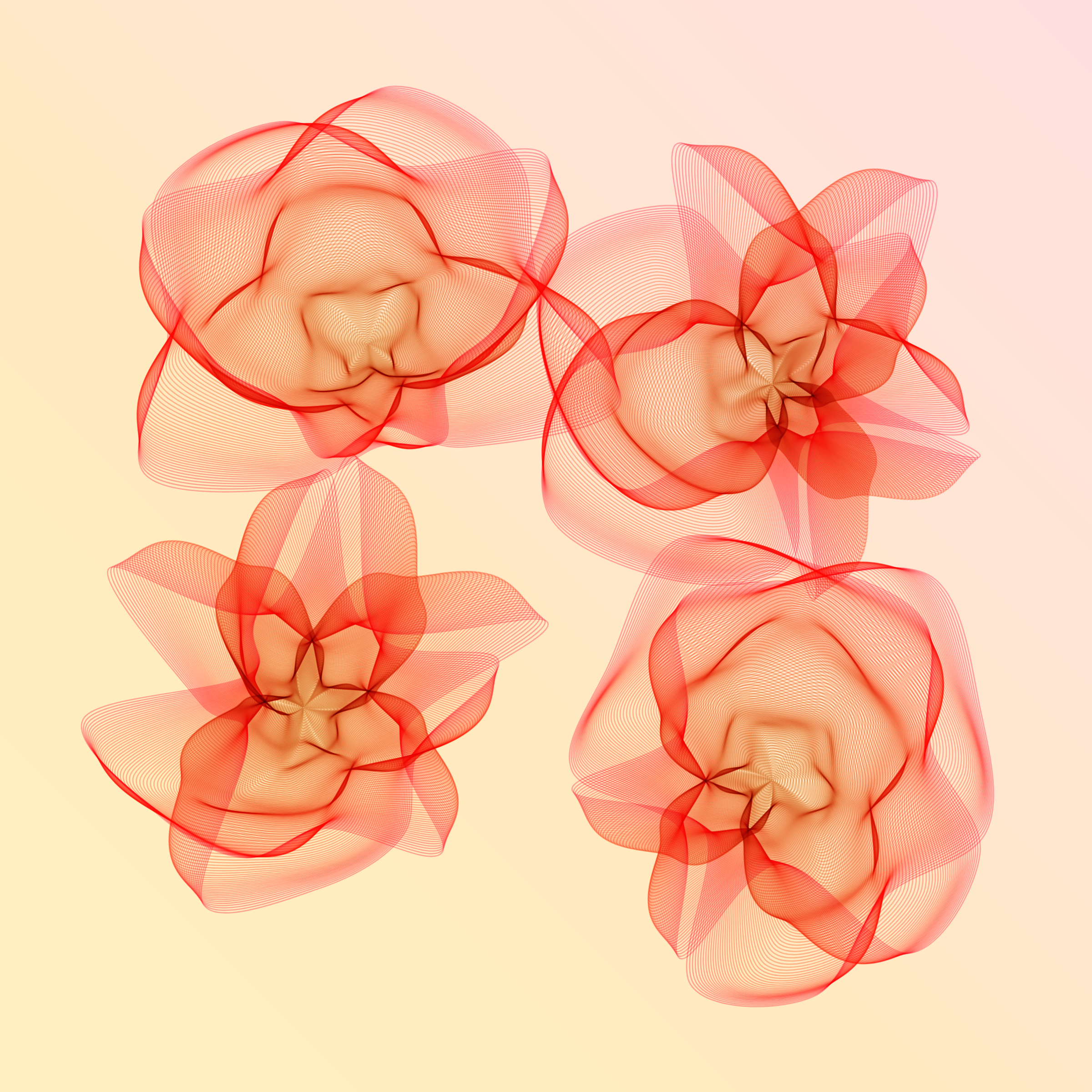 Art Blocks - Art Blocks v2 - Flowers #1777 - NFT # 116001777