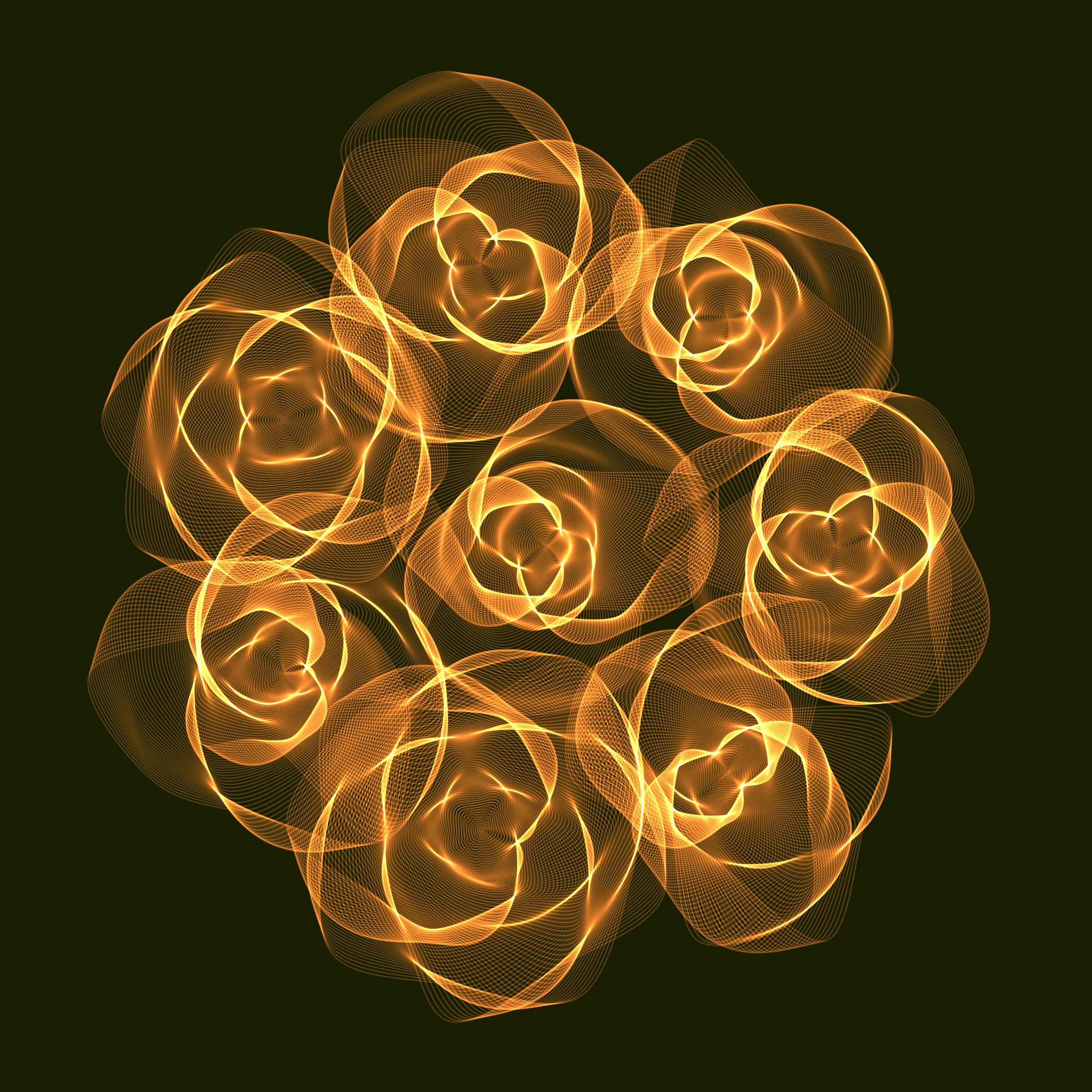 Art Blocks - Art Blocks v2 - Flowers #1782 - NFT # 116001782