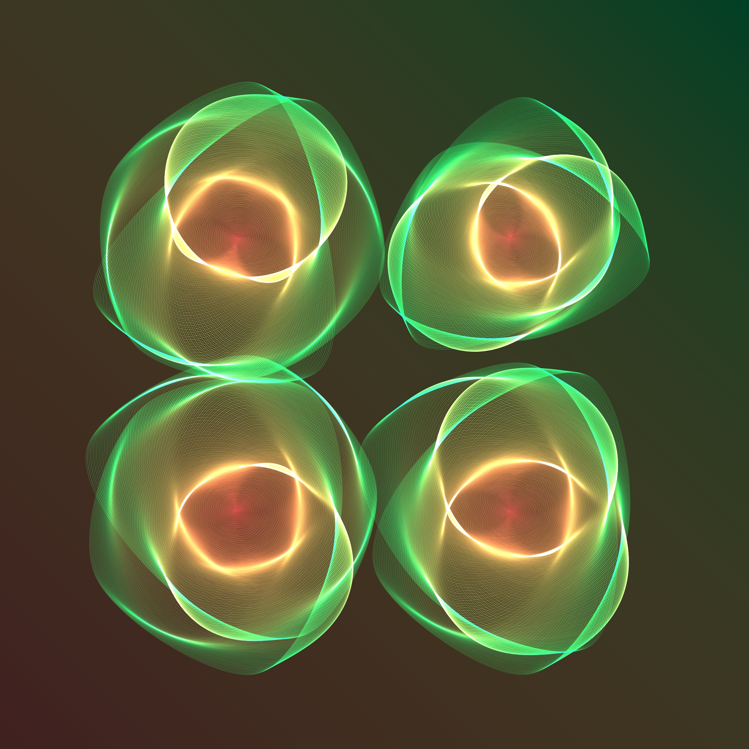 Art Blocks - Art Blocks v2 - Flowers #1792 - NFT # 116001792