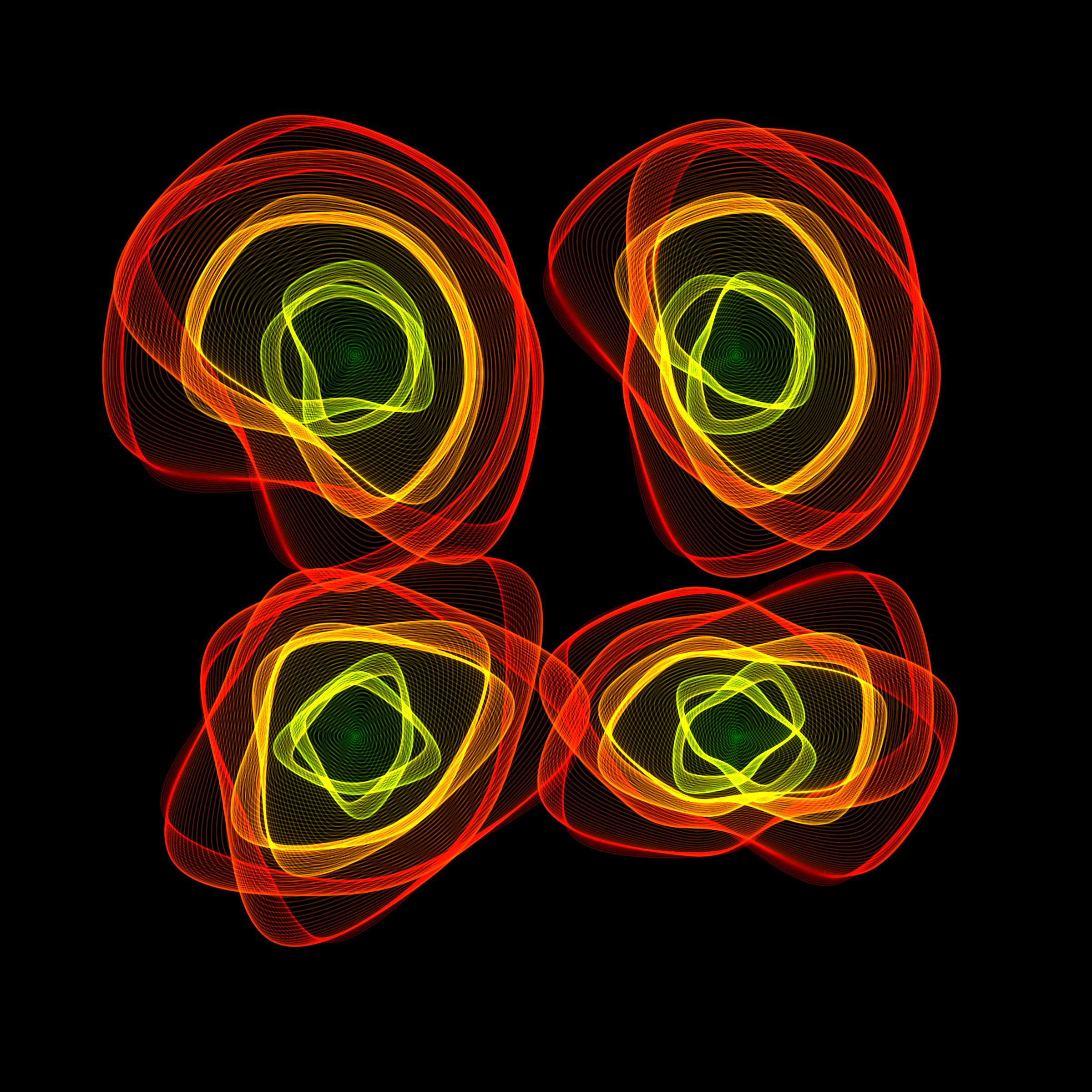 Art Blocks - Art Blocks v2 - Flowers #1805 - NFT # 116001805