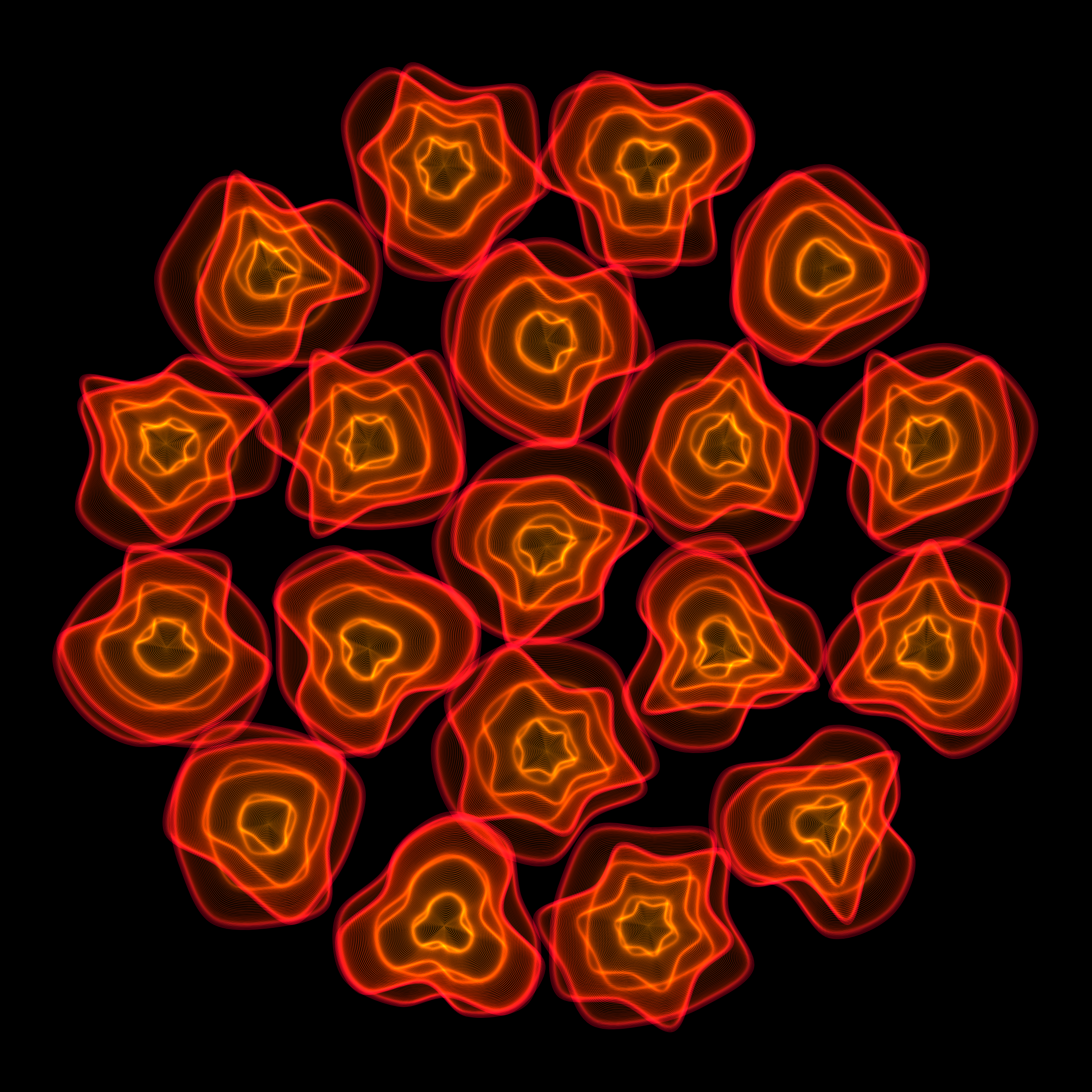 Art Blocks - Art Blocks v2 - Flowers #1812 - NFT # 116001812