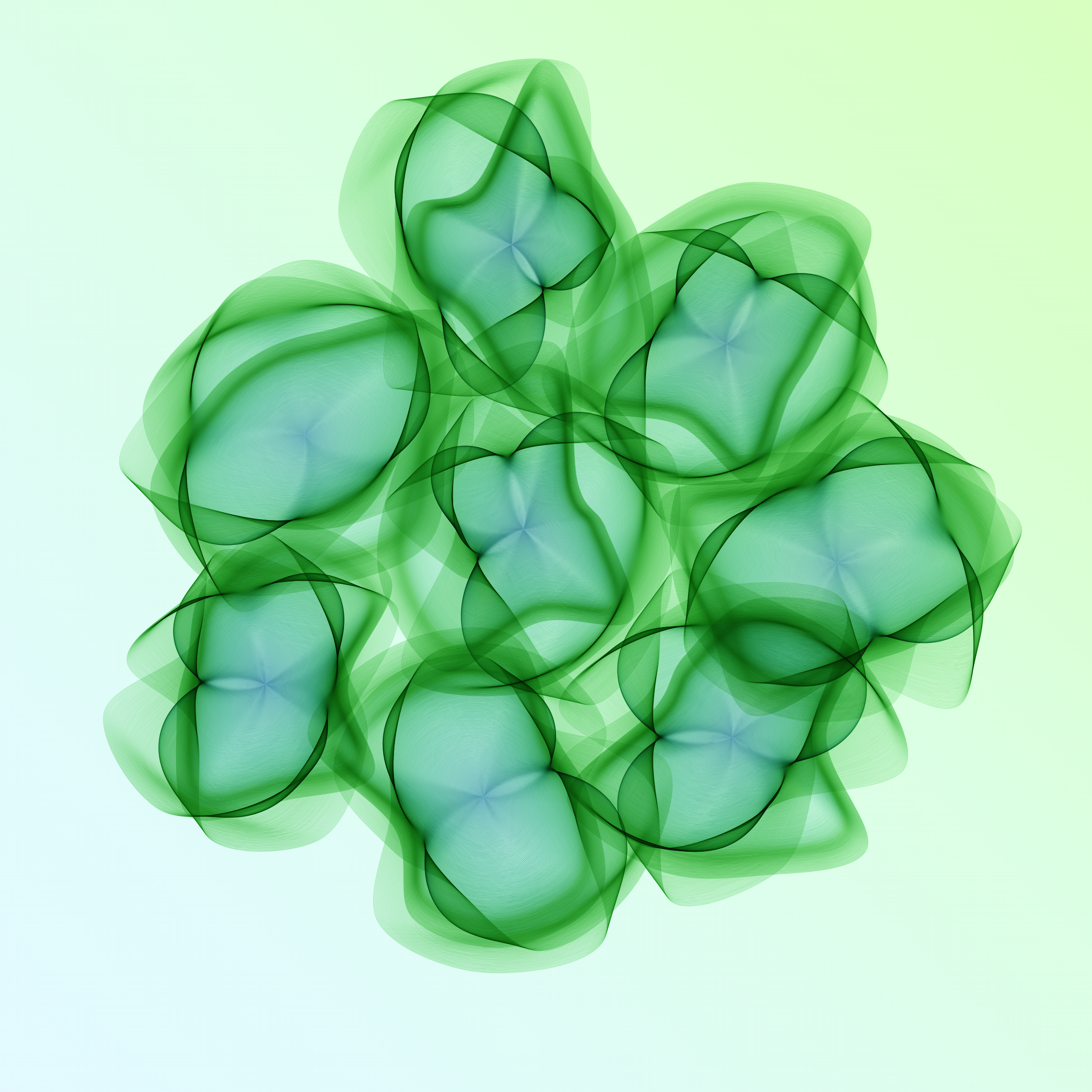 Art Blocks - Art Blocks v2 - Flowers #1813 - NFT # 116001813