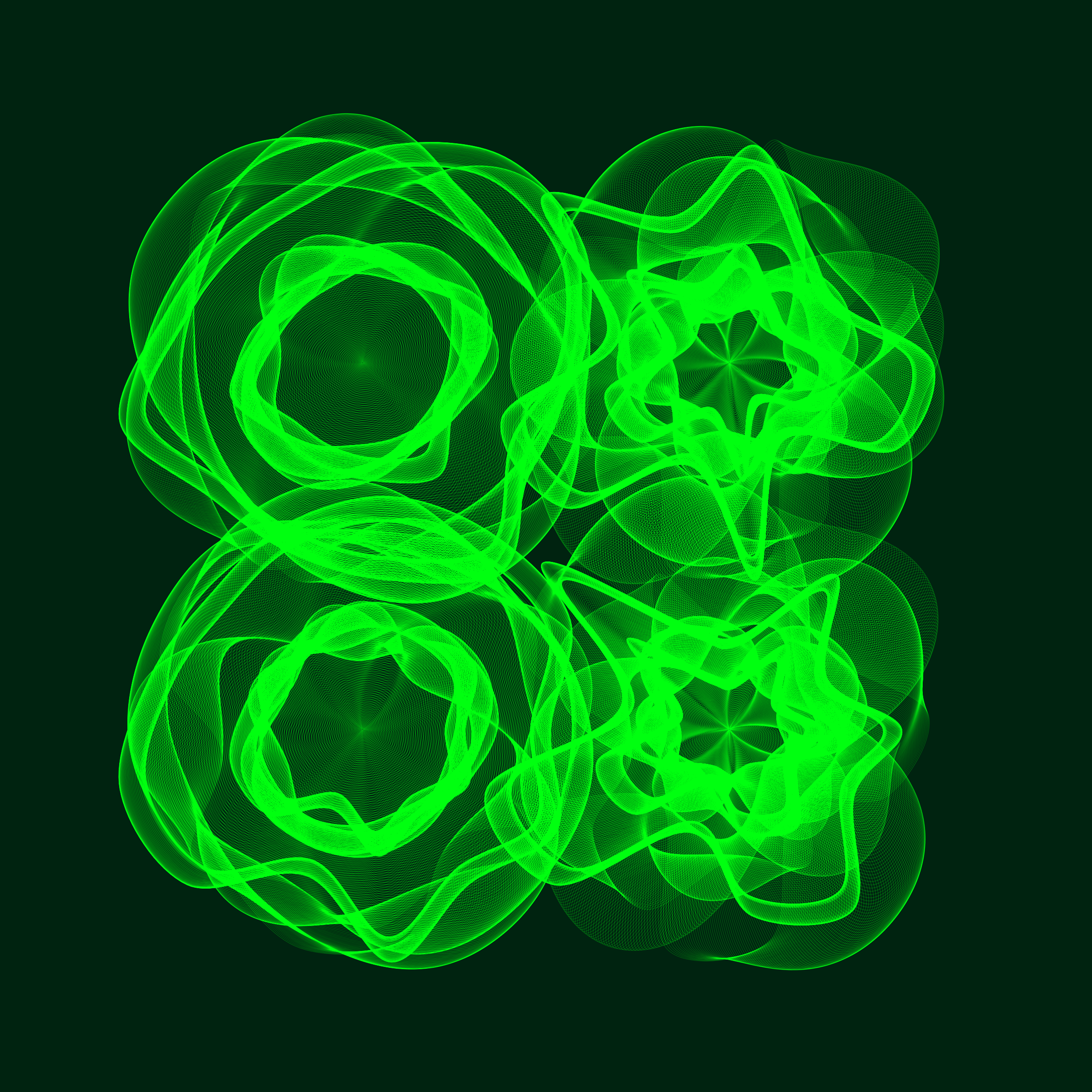 Art Blocks - Art Blocks v2 - Flowers #1815 - NFT # 116001815