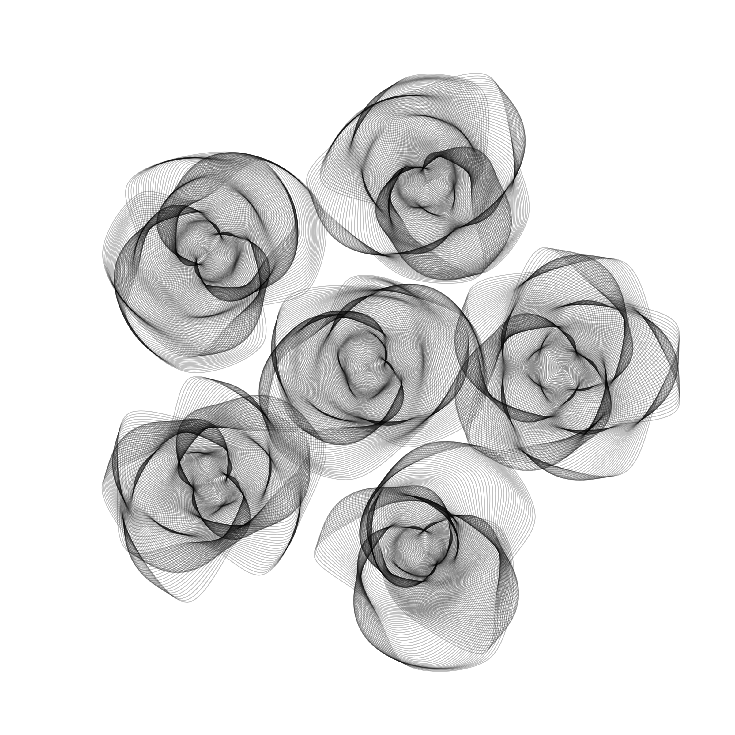 Art Blocks - Art Blocks v2 - Flowers #1834 - NFT # 116001834