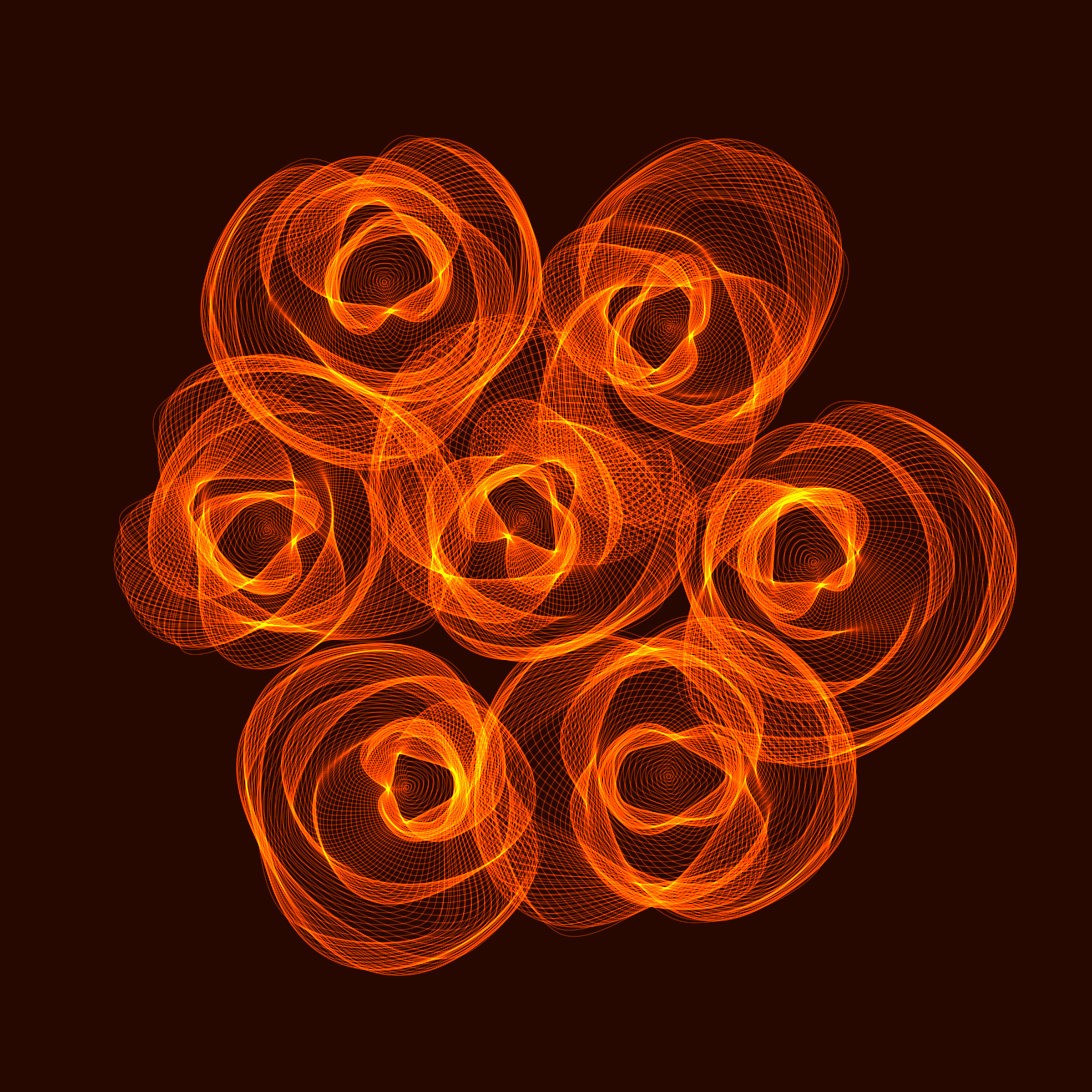 Art Blocks - Art Blocks v2 - Flowers #1840 - NFT # 116001840