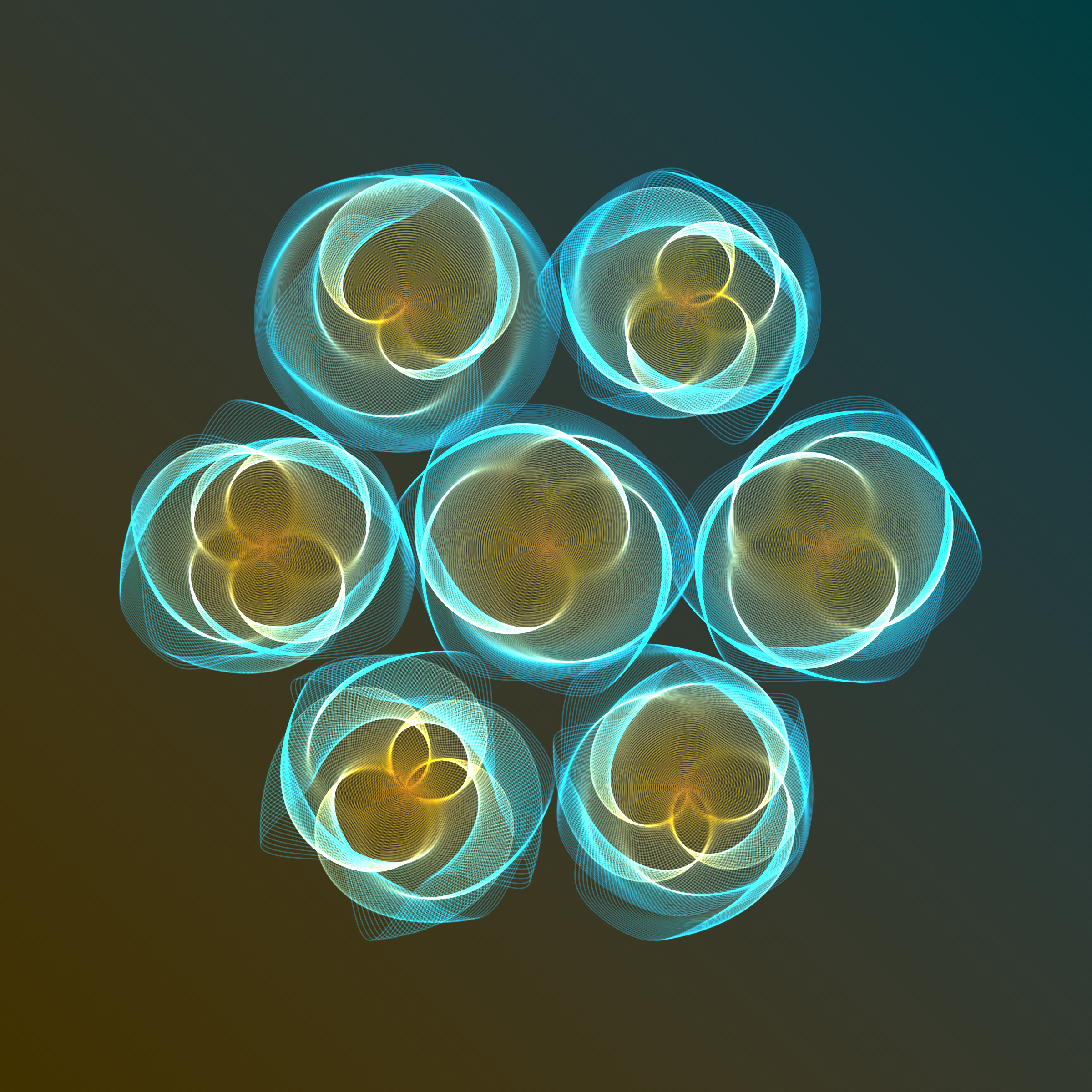 Art Blocks - Art Blocks v2 - Flowers #1842 - NFT # 116001842