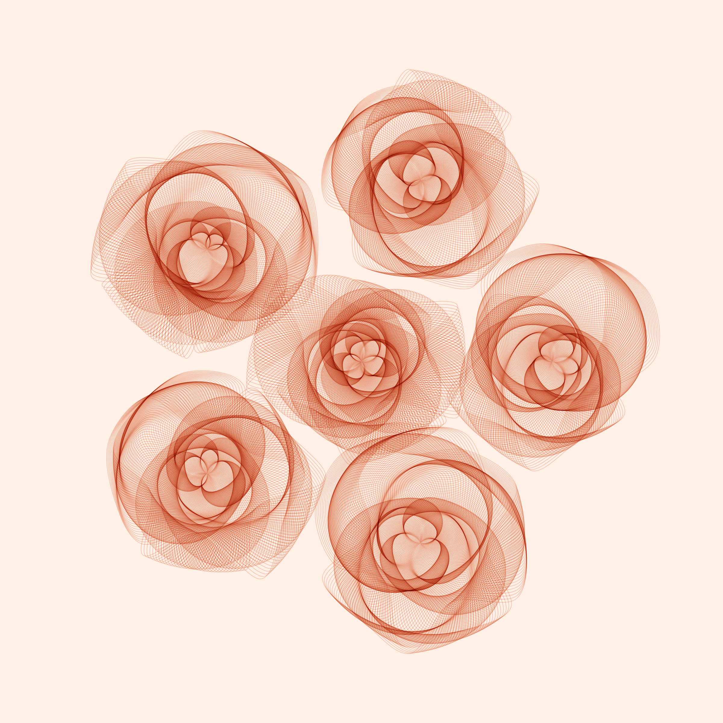 Art Blocks - Art Blocks v2 - Flowers #1843 - NFT # 116001843