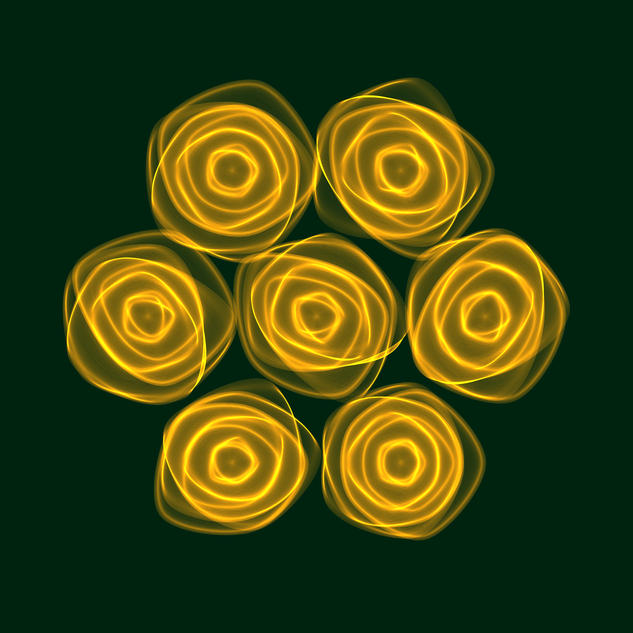 Art Blocks - Art Blocks v2 - Flowers #1855 - NFT # 116001855