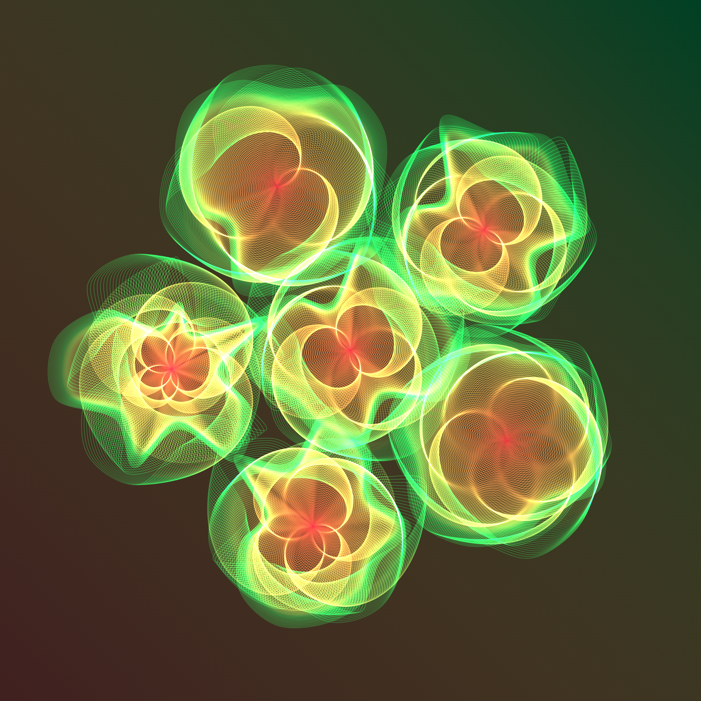 Art Blocks - Art Blocks v2 - Flowers #1869 - NFT # 116001869