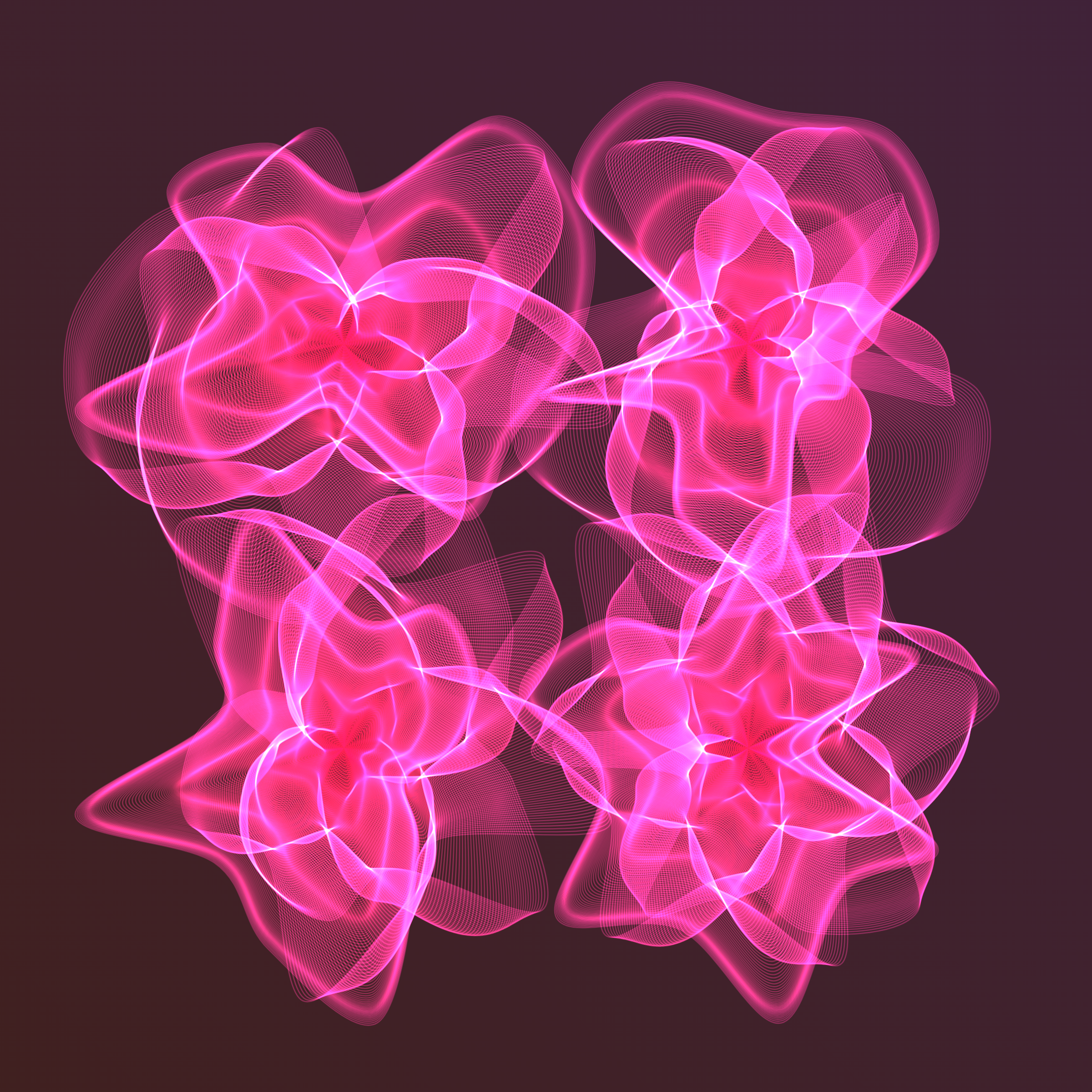 Art Blocks - Art Blocks v2 - Flowers #1870 - NFT # 116001870