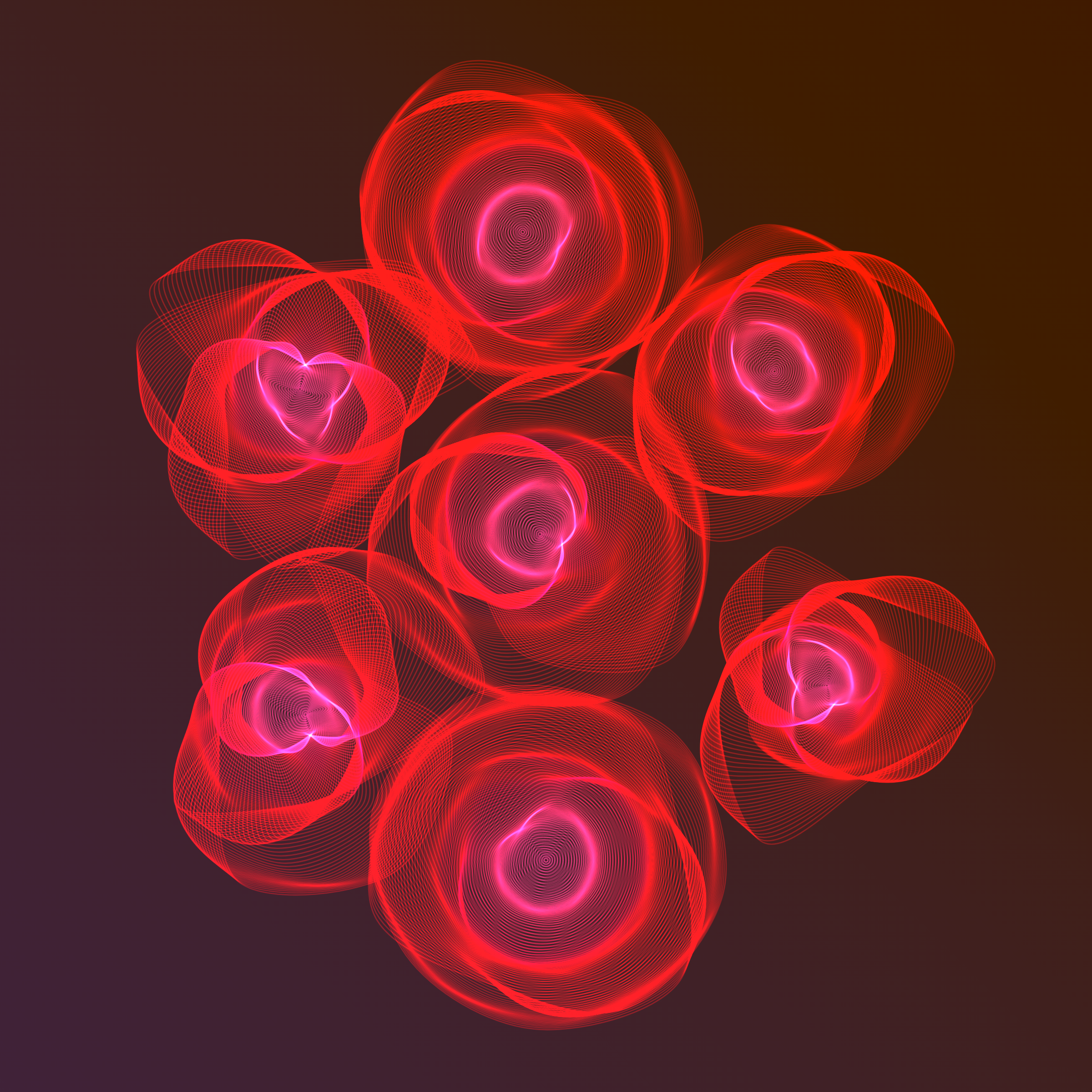 Art Blocks - Art Blocks v2 - Flowers #1882 - NFT # 116001882