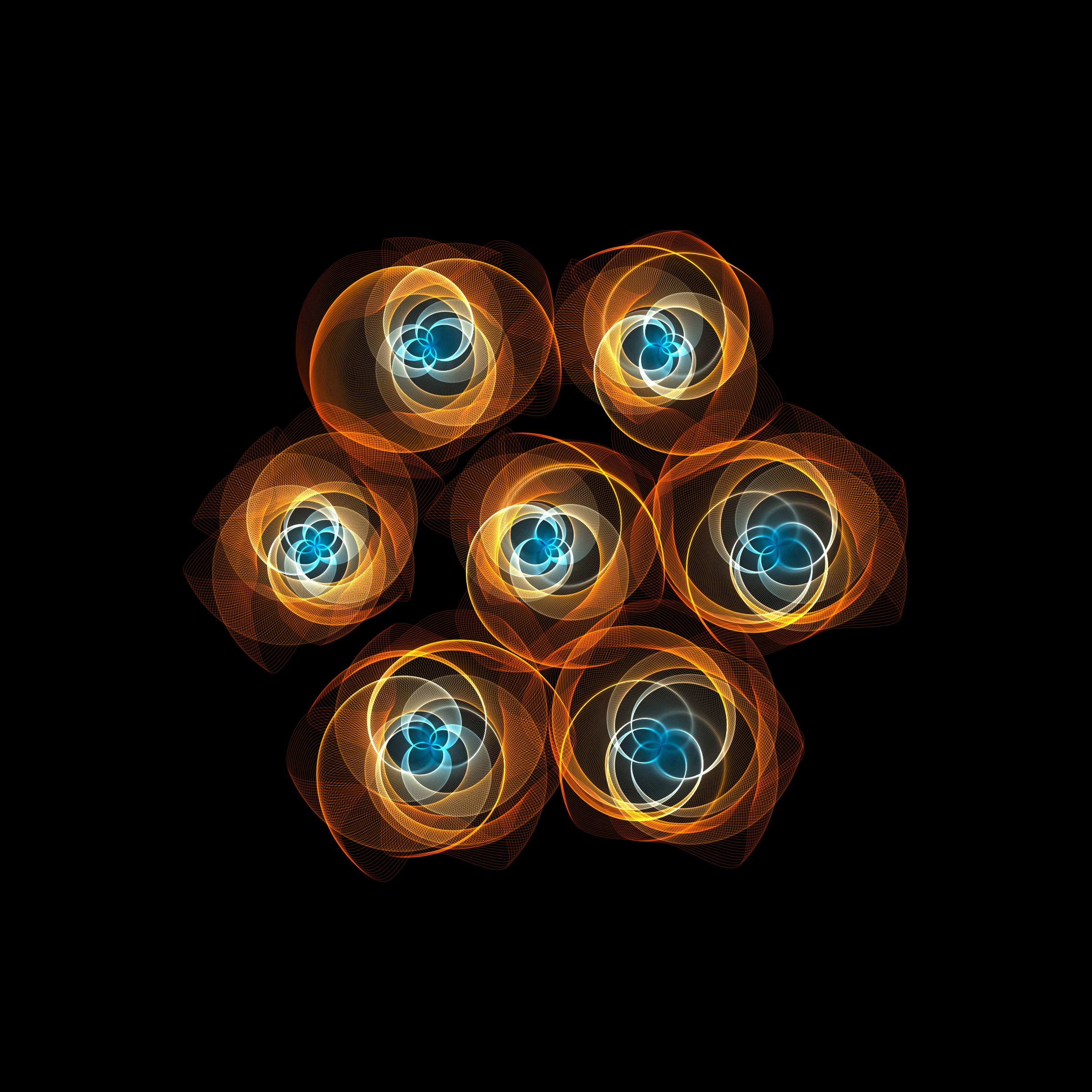 Art Blocks - Art Blocks v2 - Flowers #1886 - NFT # 116001886