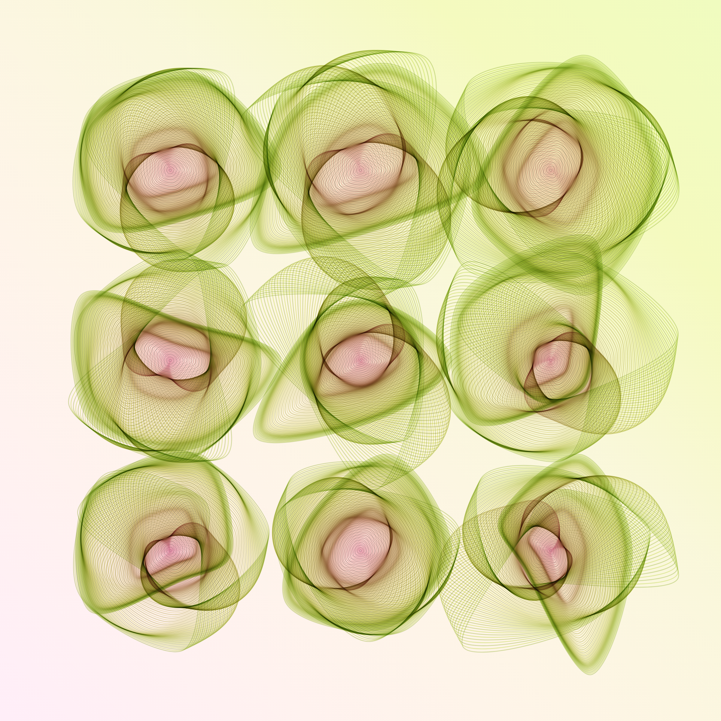 Art Blocks - Art Blocks v2 - Flowers #1887 - NFT # 116001887