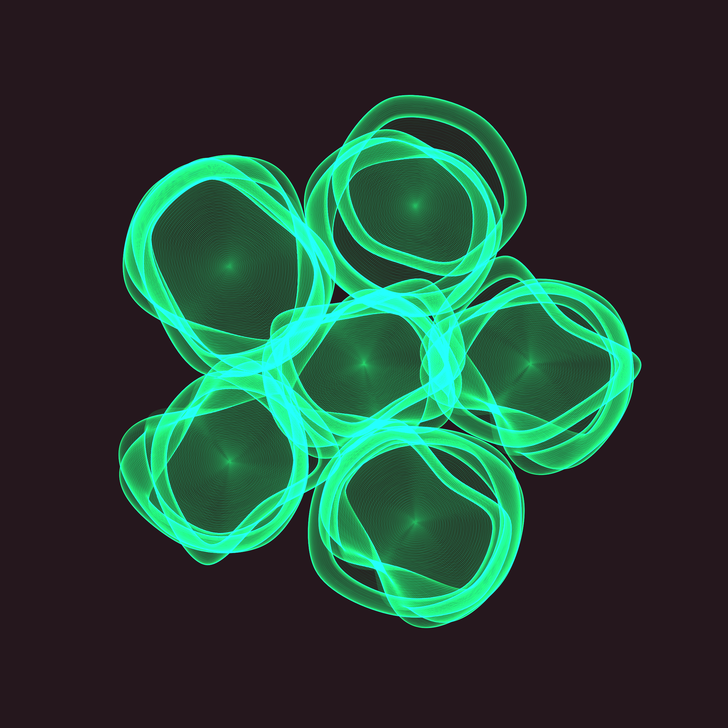 Art Blocks - Art Blocks v2 - Flowers #1916 - NFT # 116001916