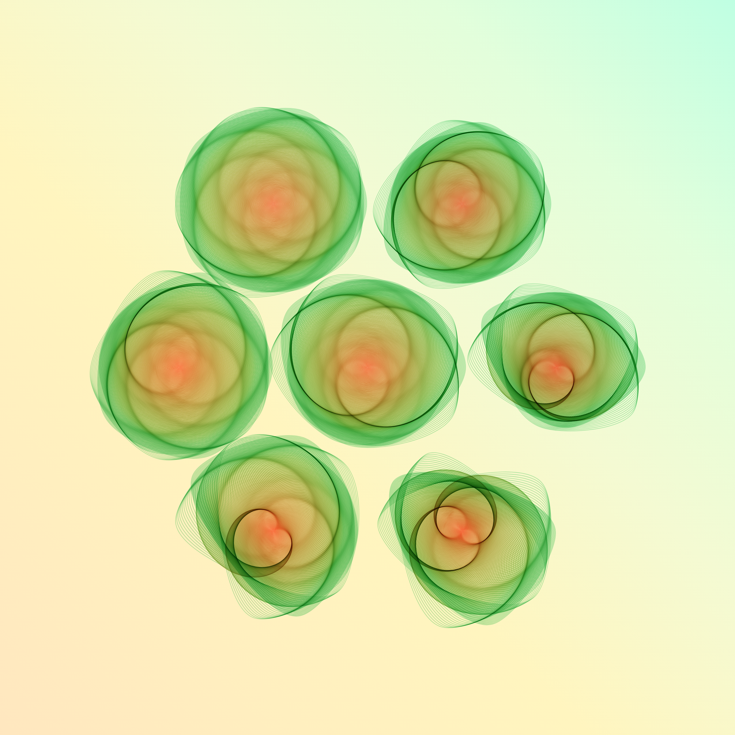 Art Blocks - Art Blocks v2 - Flowers #1917 - NFT # 116001917