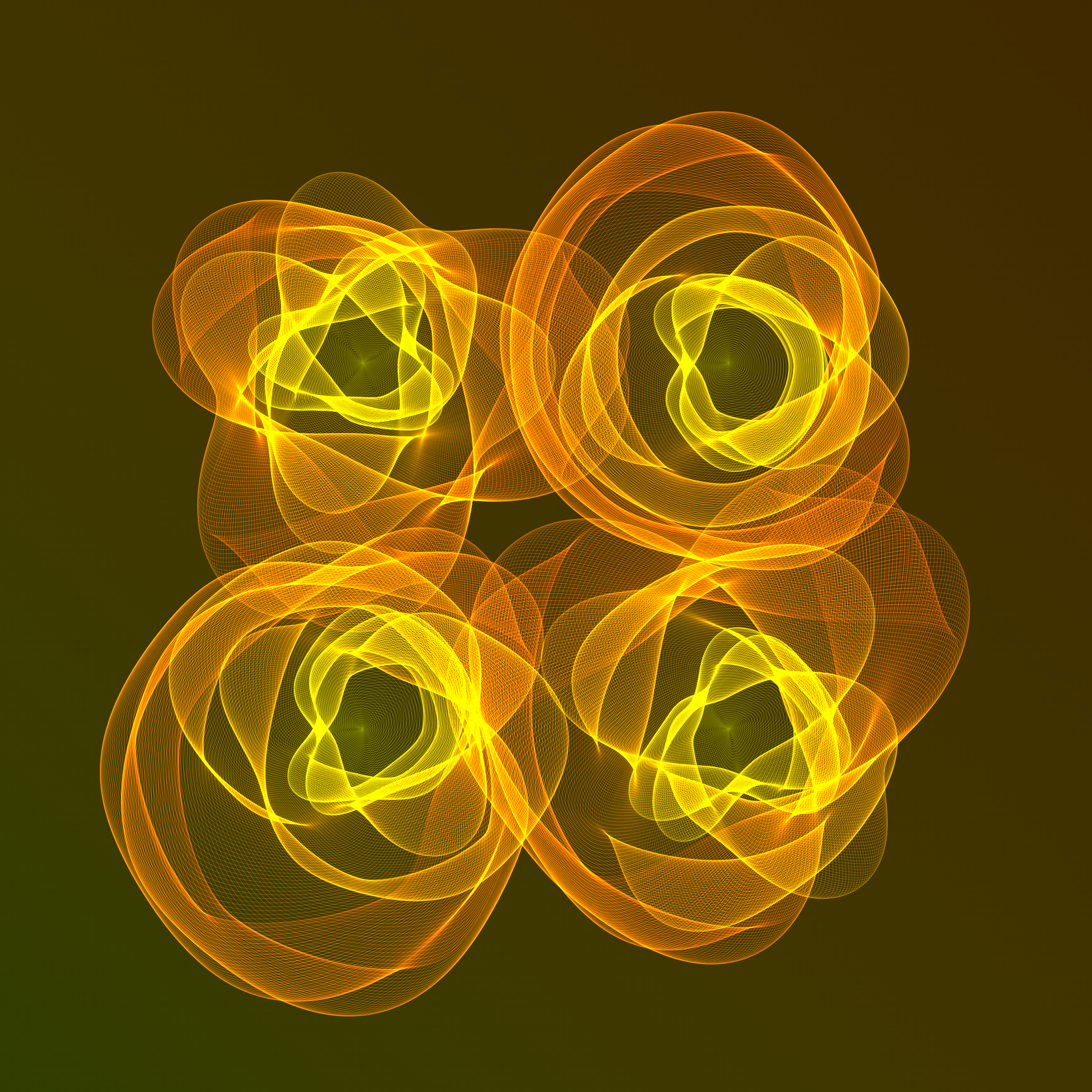 Art Blocks - Art Blocks v2 - Flowers #1921 - NFT # 116001921