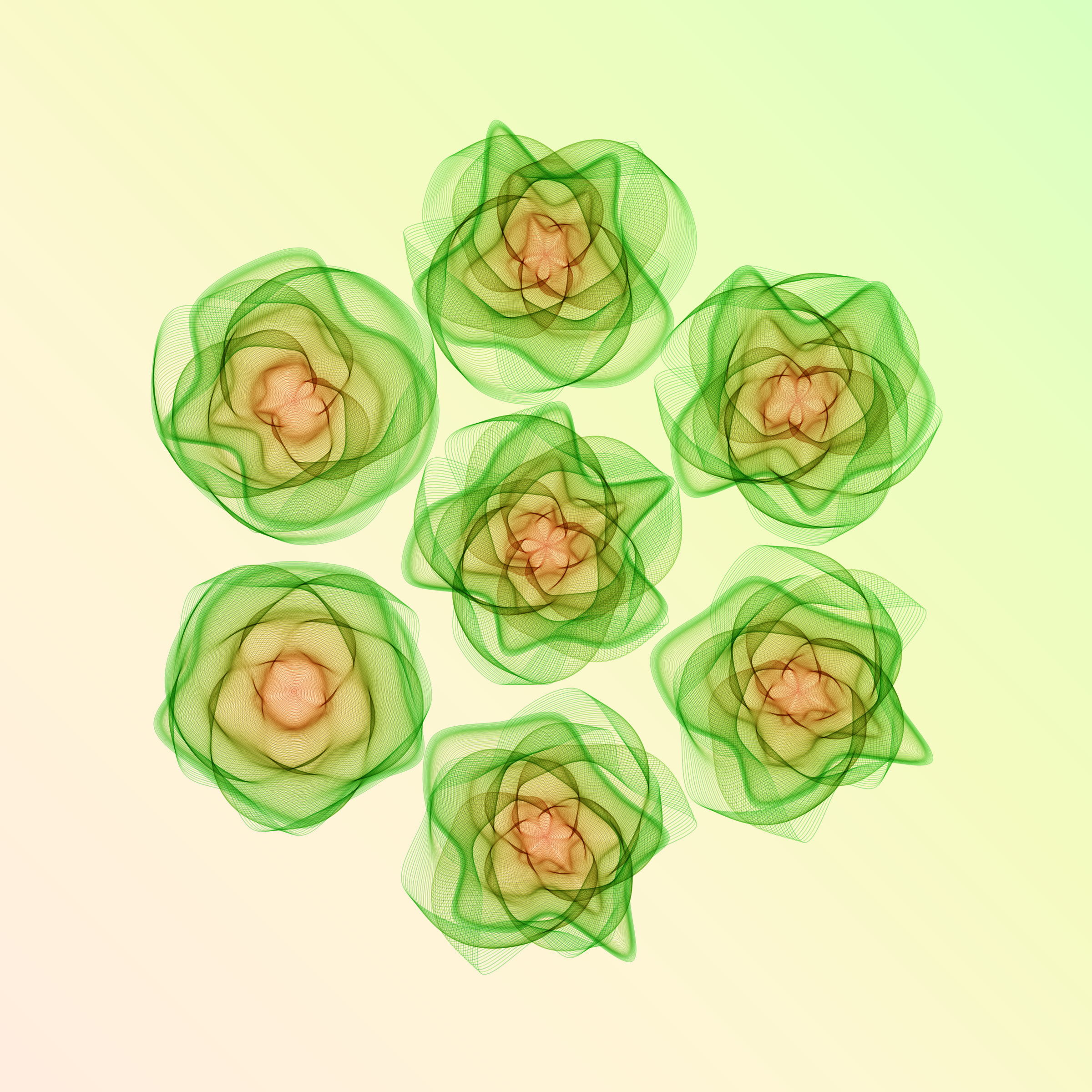 Art Blocks - Art Blocks v2 - Flowers #1922 - NFT # 116001922