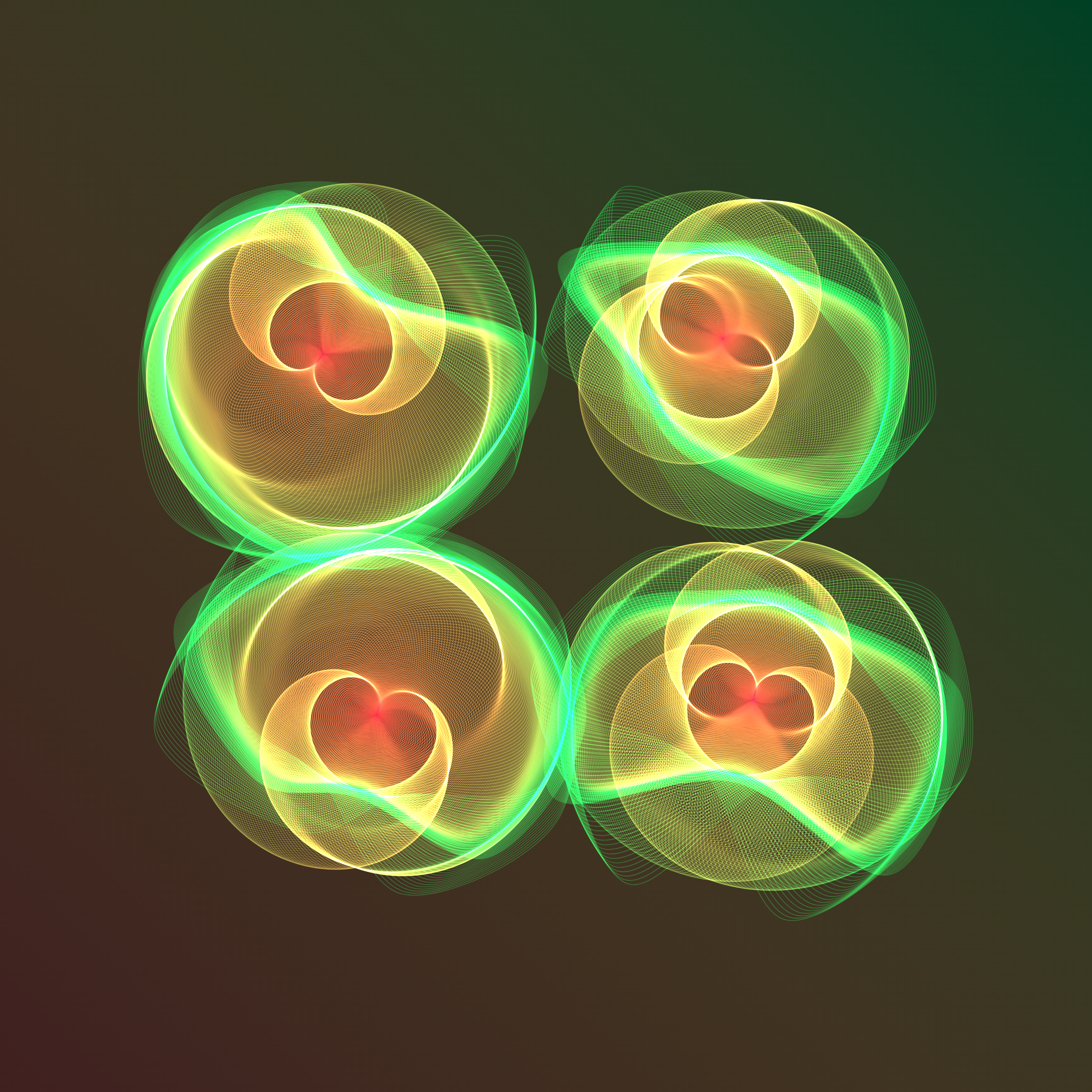 Art Blocks - Art Blocks v2 - Flowers #1932 - NFT # 116001932