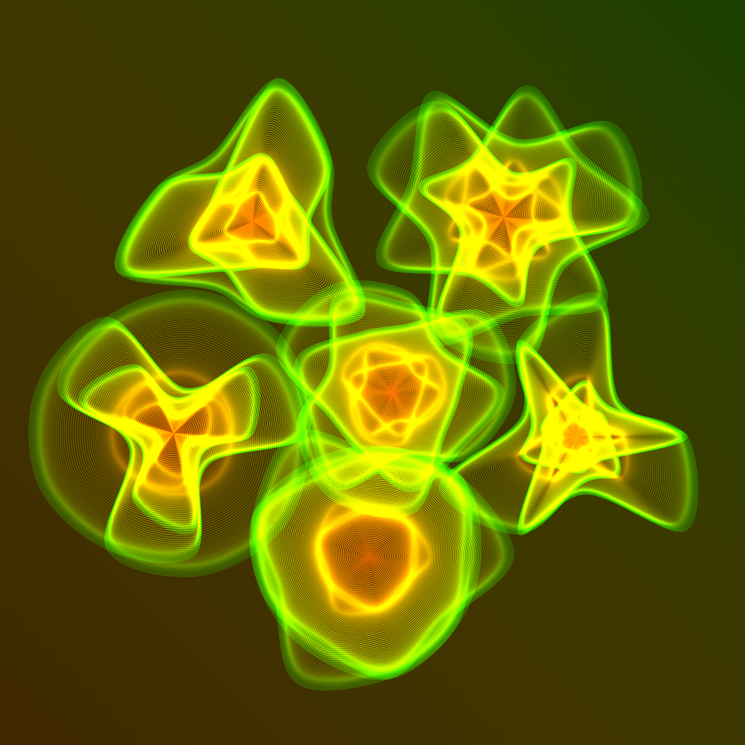 Art Blocks - Art Blocks v2 - Flowers #1936 - NFT # 116001936