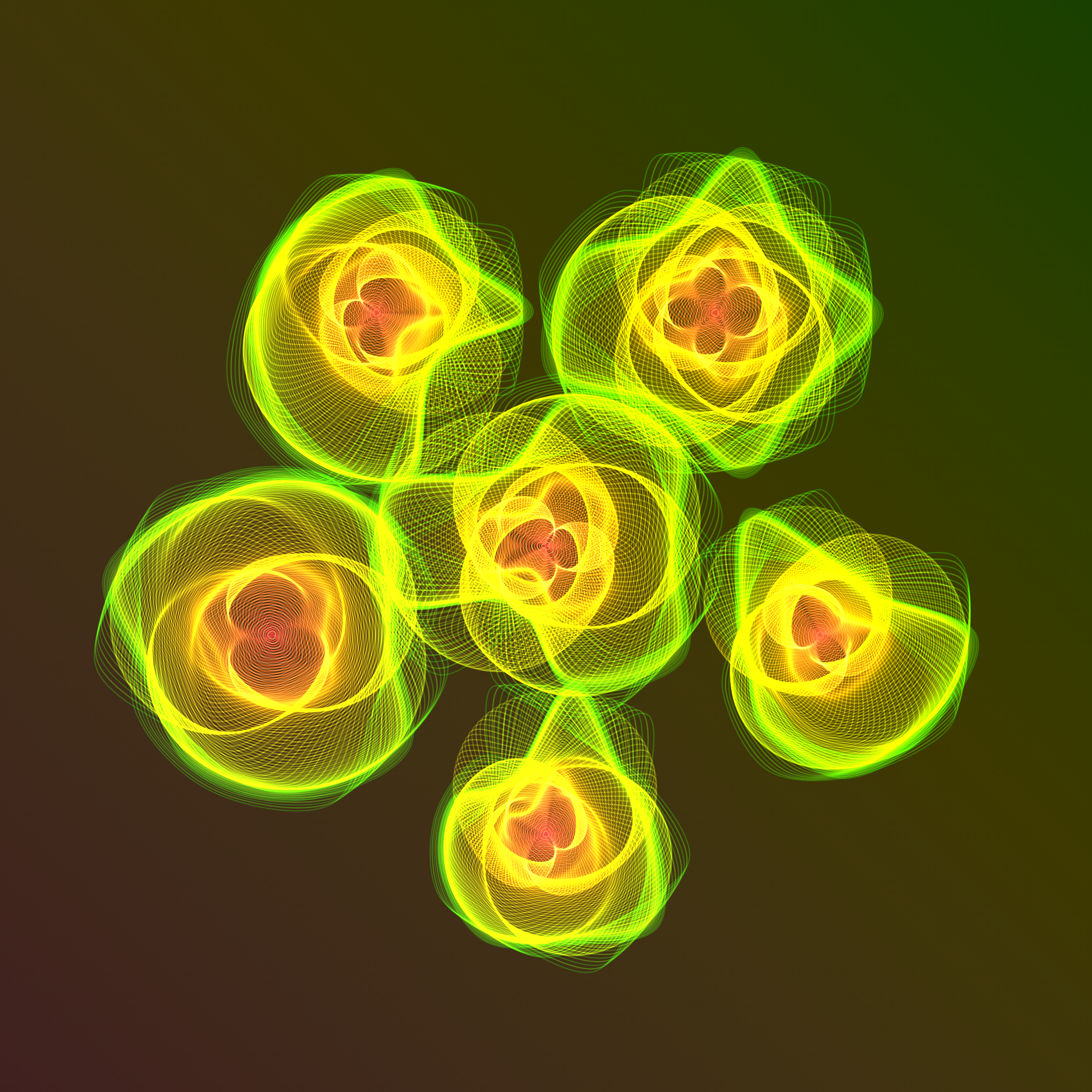 Art Blocks - Art Blocks v2 - Flowers #1937 - NFT # 116001937