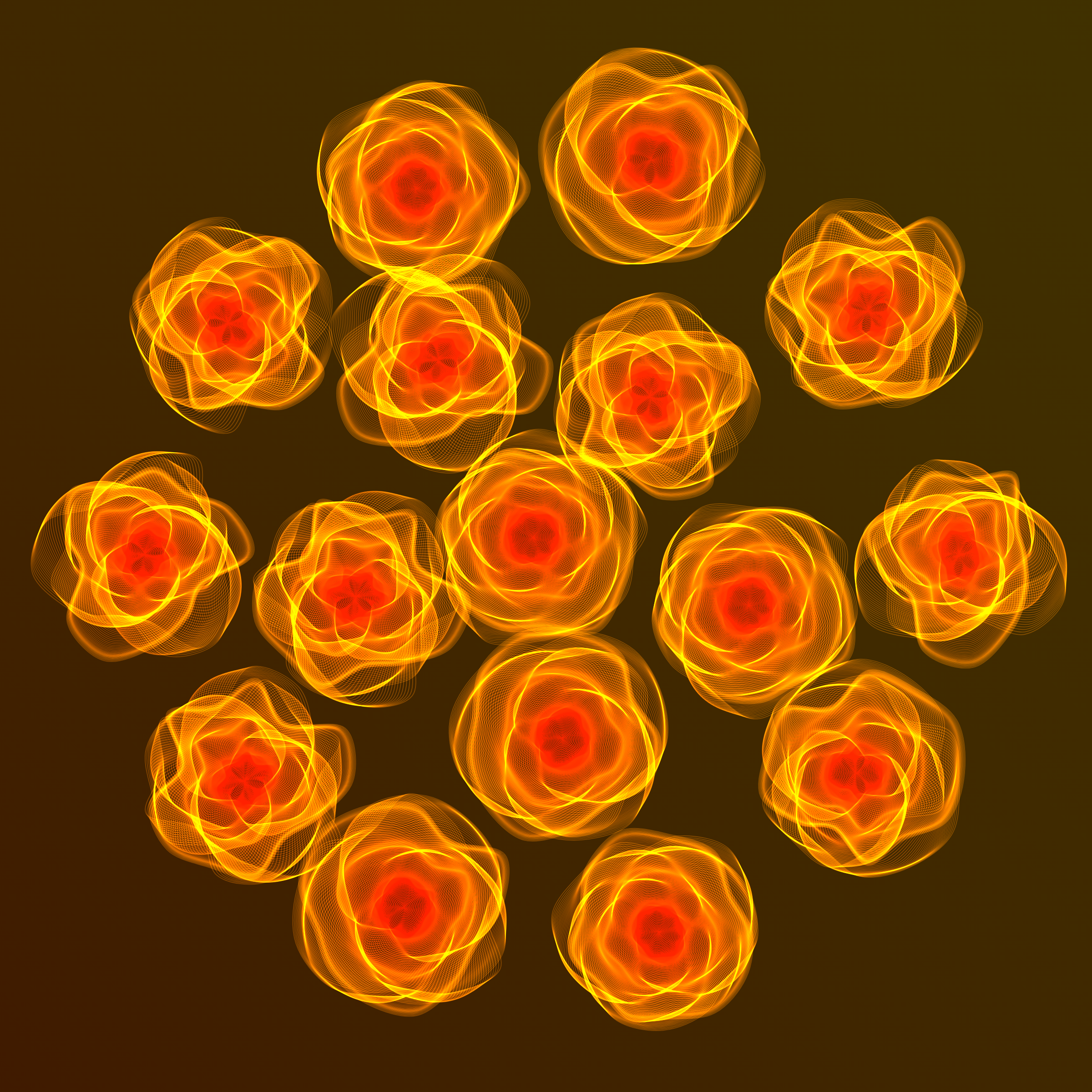 Art Blocks - Art Blocks v2 - Flowers #1939 - NFT # 116001939