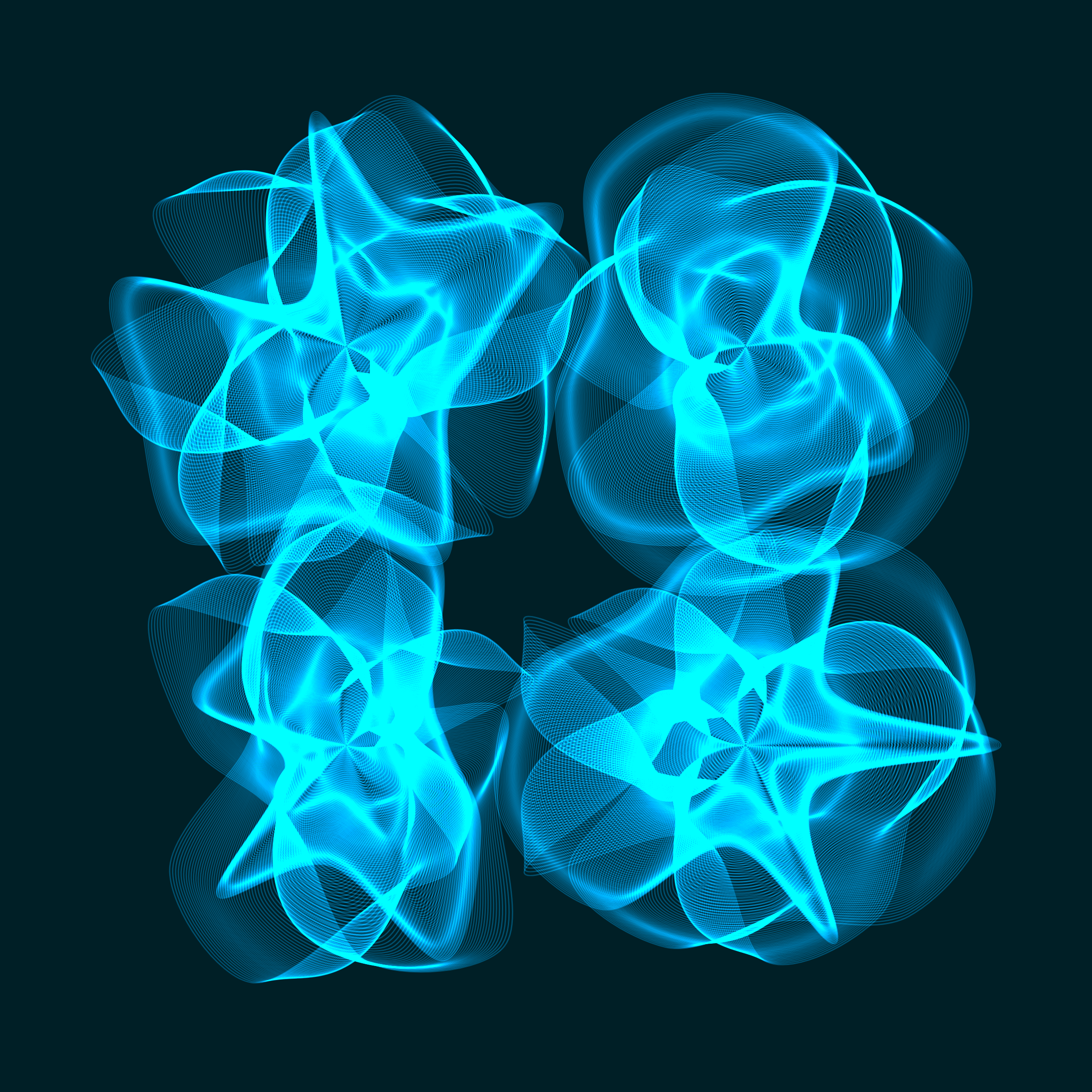 Art Blocks - Art Blocks v2 - Flowers #1940 - NFT # 116001940