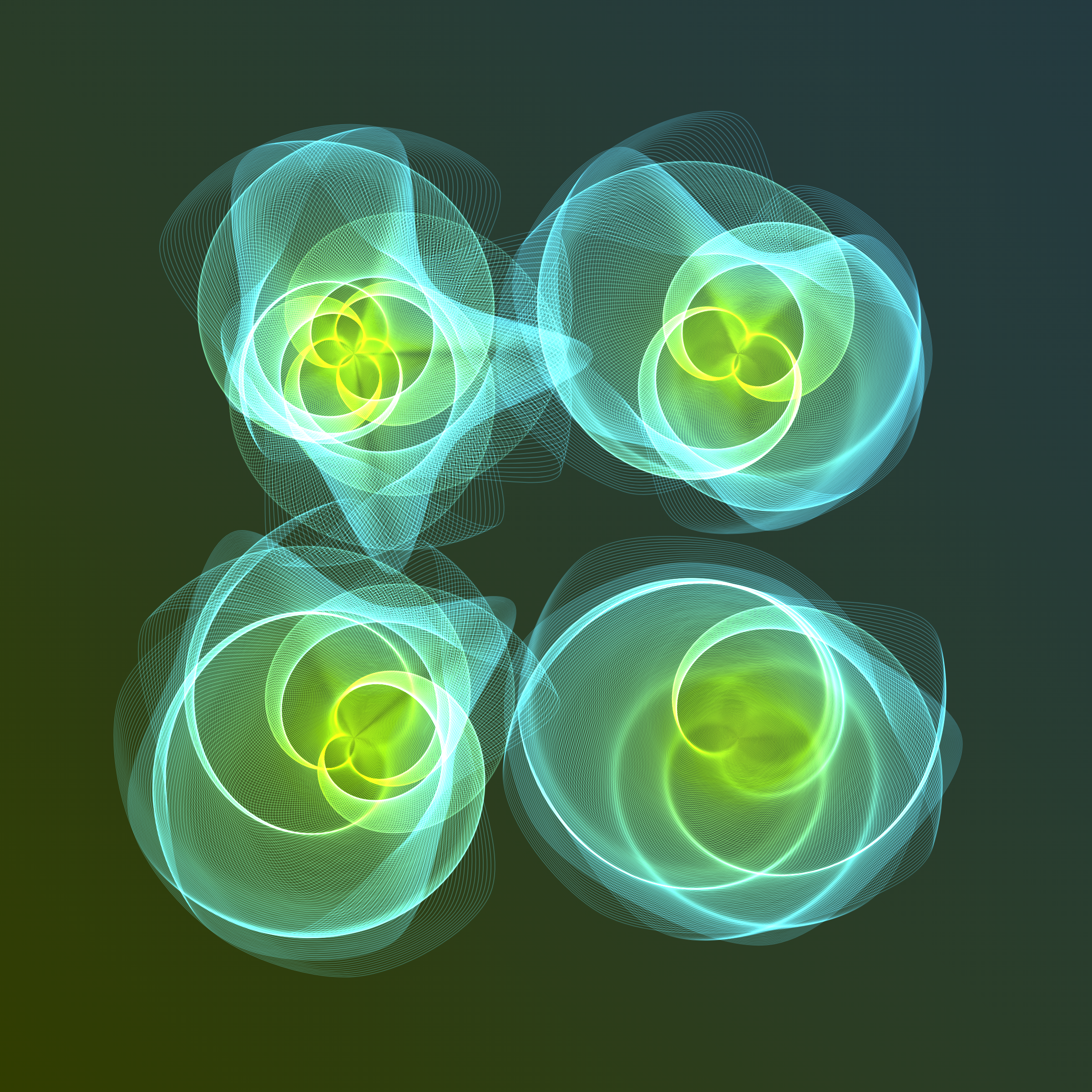 Art Blocks - Art Blocks v2 - Flowers #1955 - NFT # 116001955