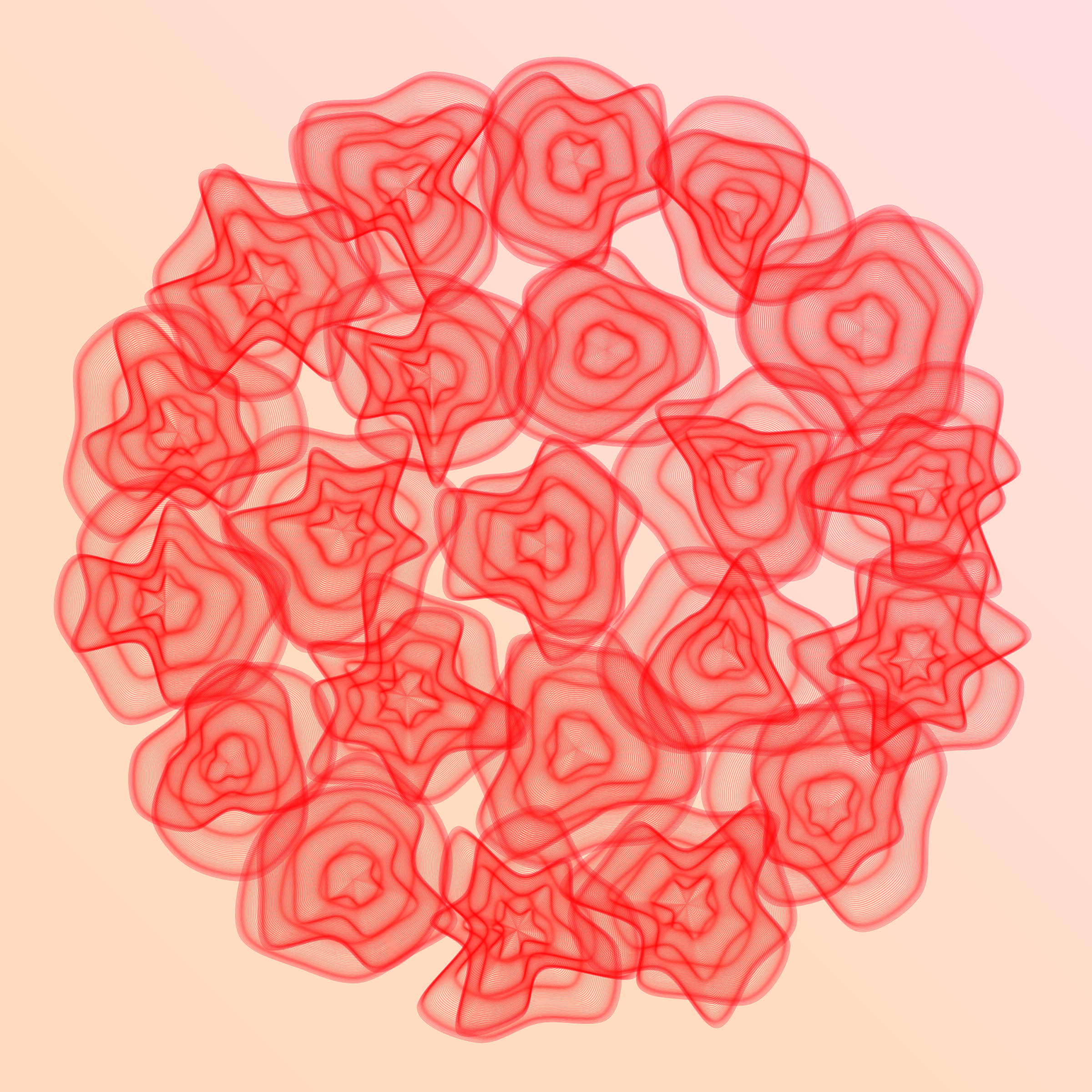 Art Blocks - Art Blocks v2 - Flowers #1986 - NFT # 116001986